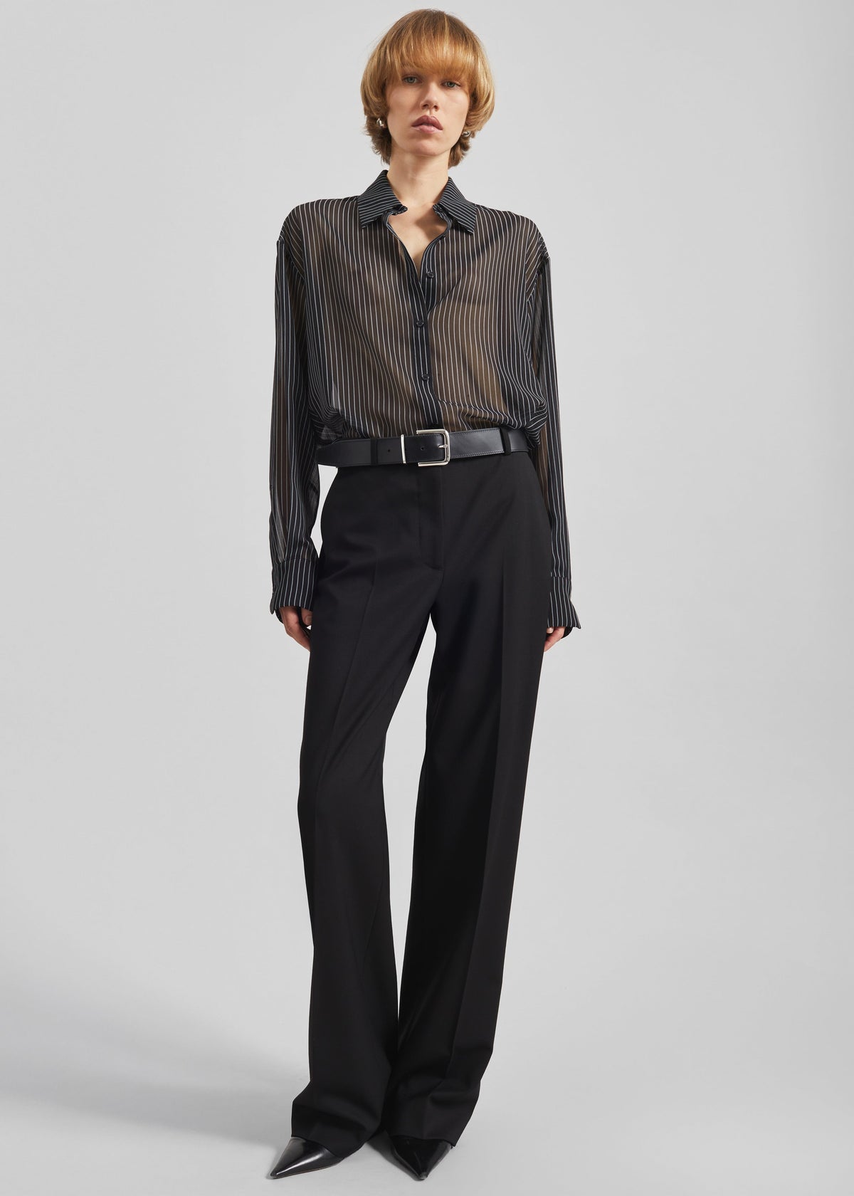 Lenora Straight Trousers - Black – view 4 of 11
