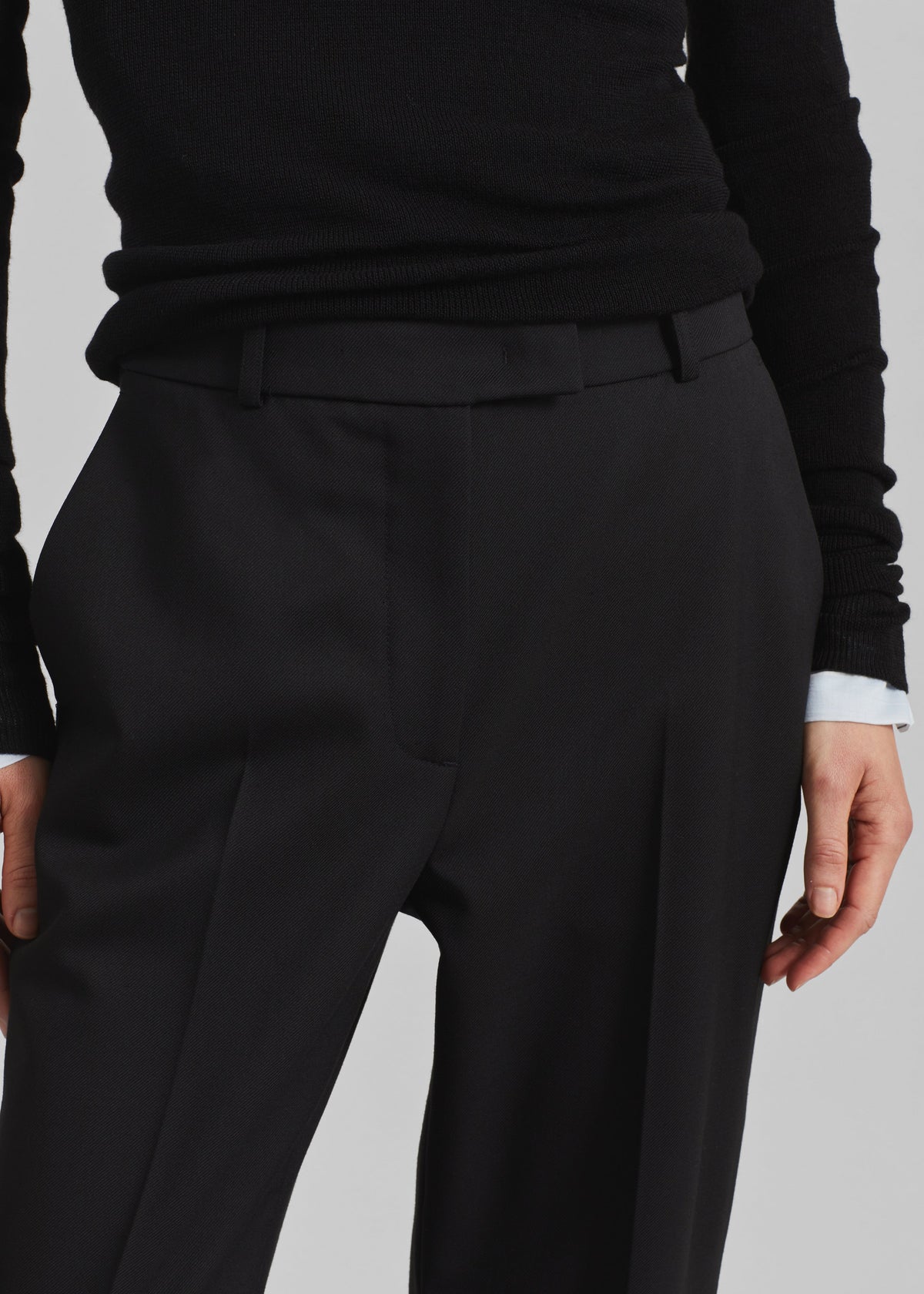 Lenora Straight Trousers - Black – view 6 of 11