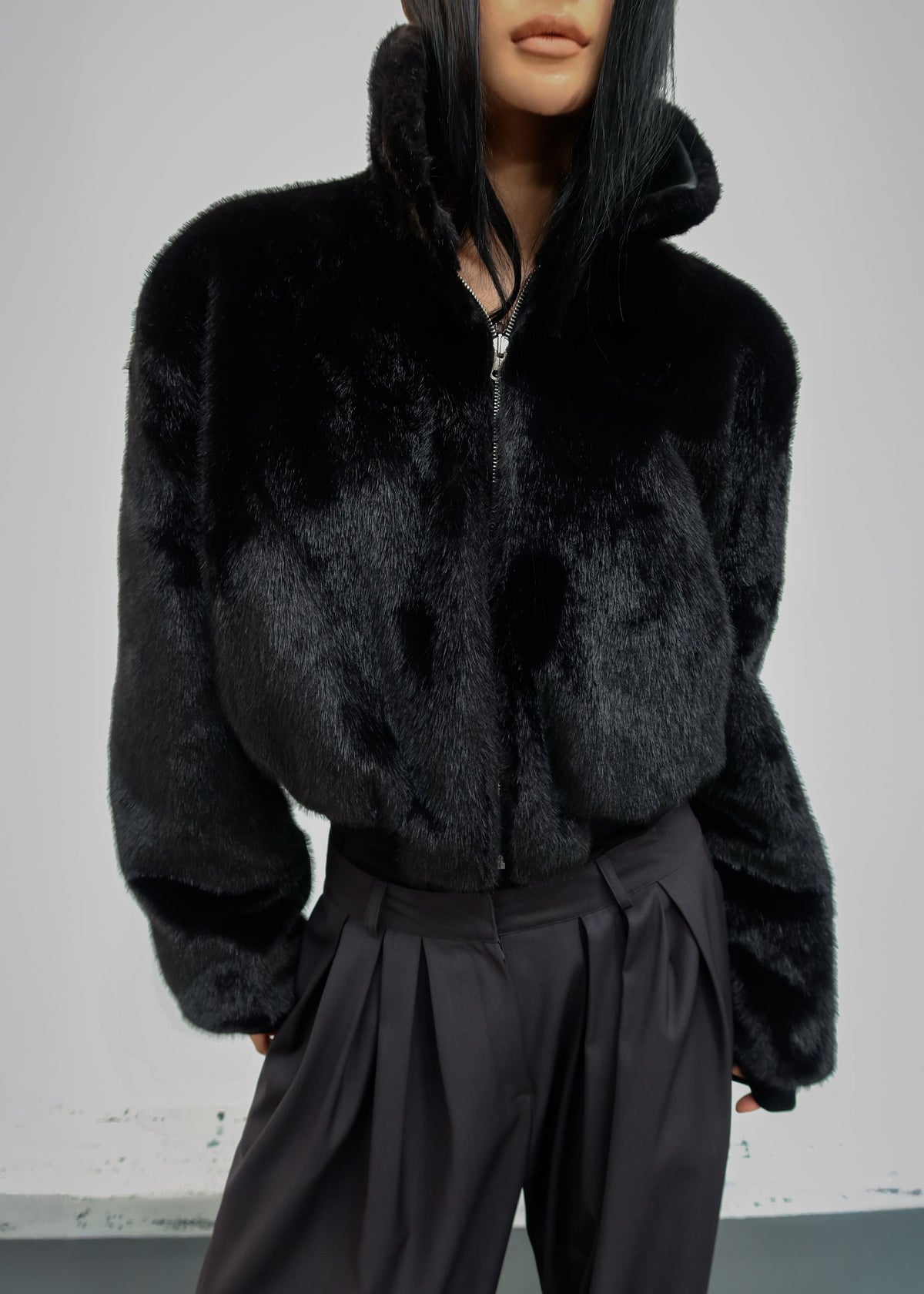 Leoben Reversible Bomber Jacket - Black – view 1 of 14