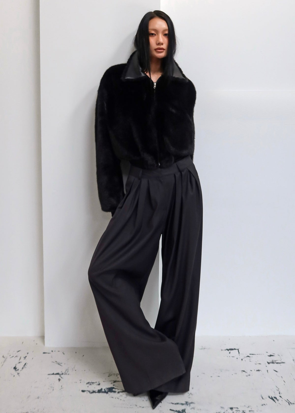Leoben Reversible Bomber Jacket - Black – view 5 of 14