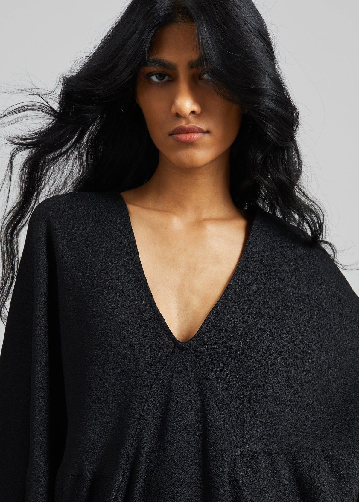 Lilia Kaftan Dress - Black – view 4 of 8