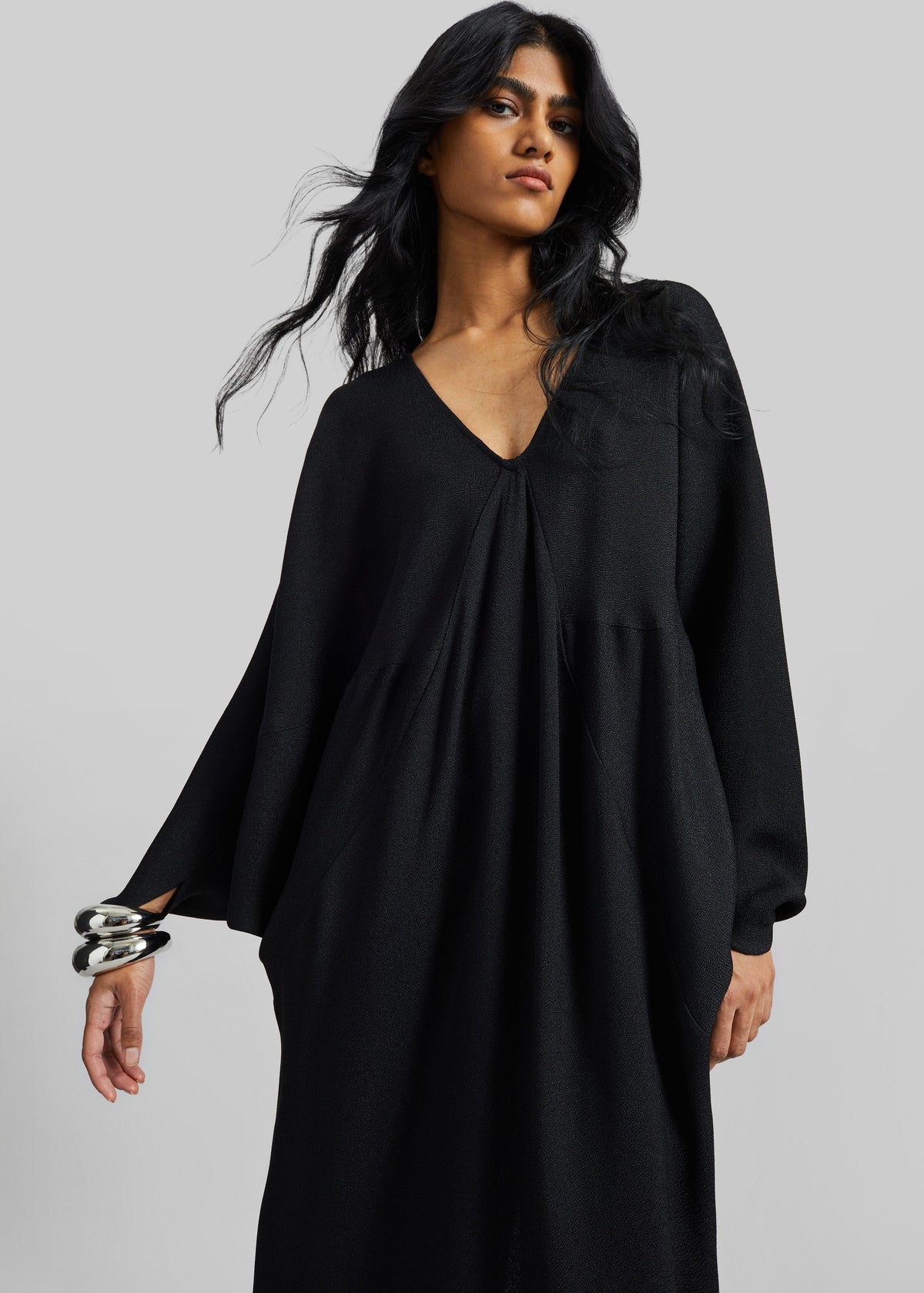 Lilia Kaftan Dress - Black – view 5 of 8
