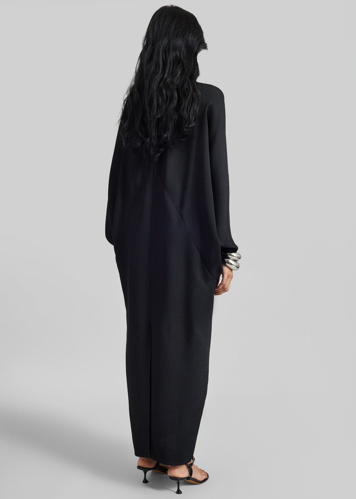 Lilia Kaftan Dress - Black – view 7 of 8