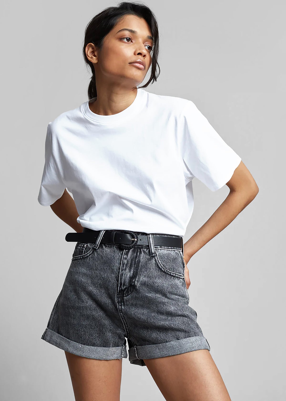 Lilou Simple Tee - Optic White – view 1 of 7