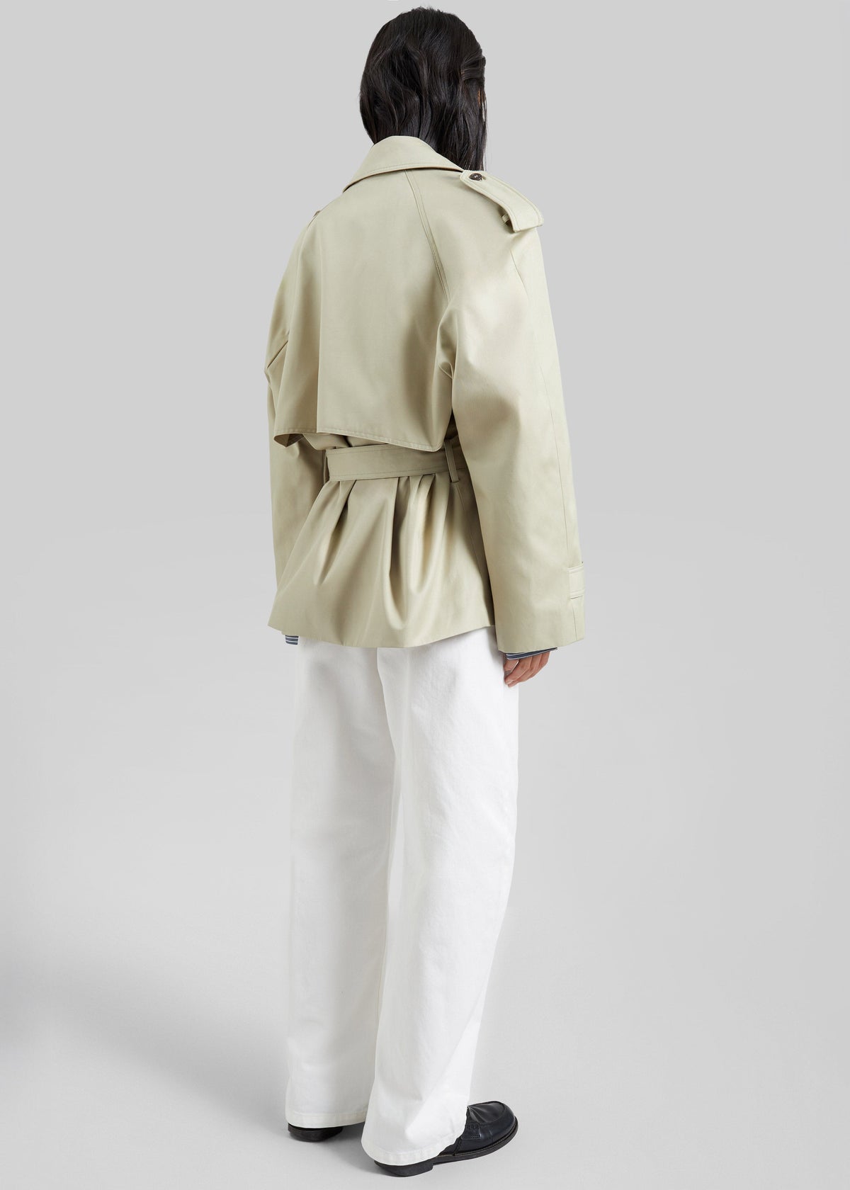 Linsell Short Trench - Beige – view 7 of 8