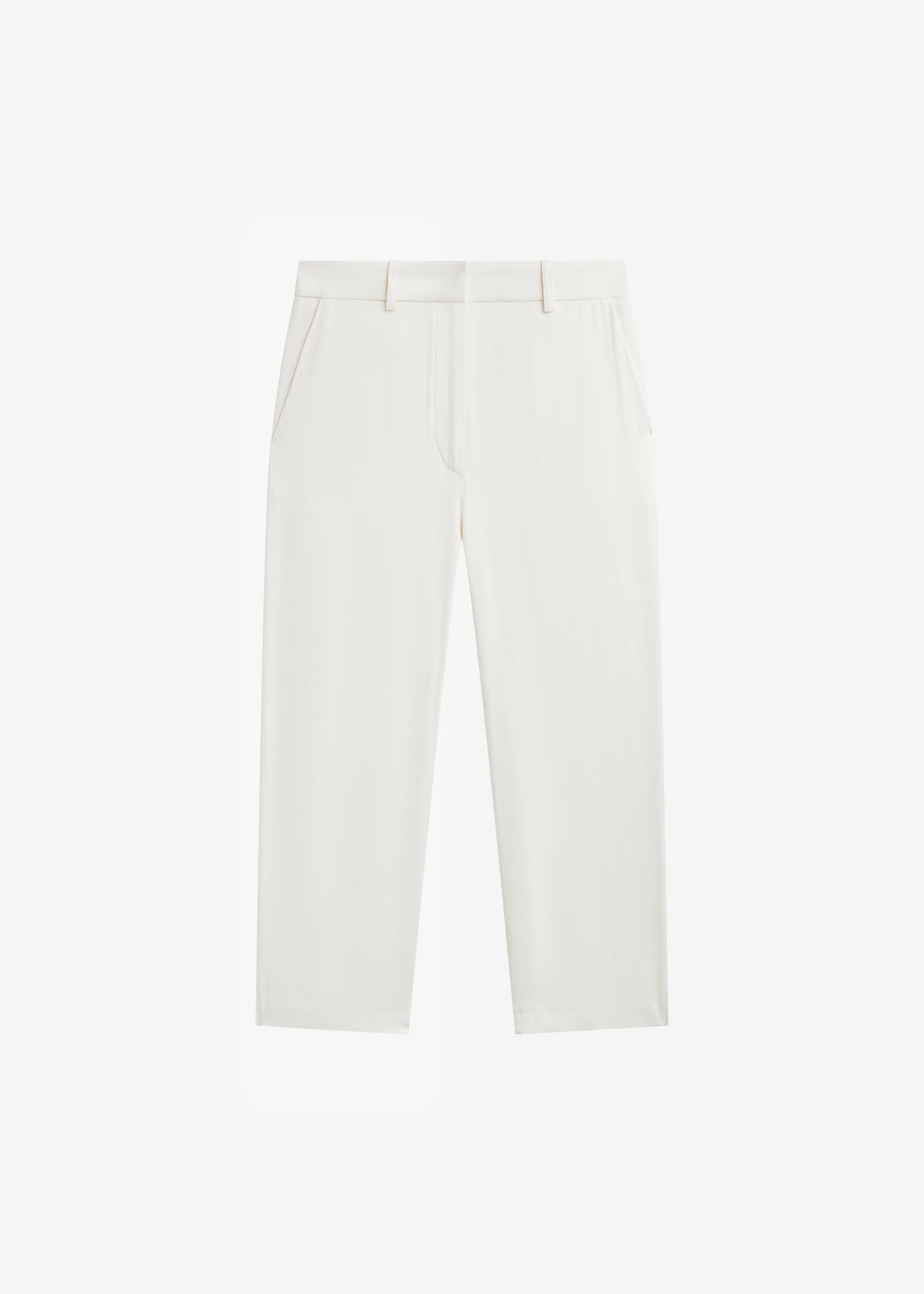 Lior Fluid Capri Pants - Ivory – view 8 of 8