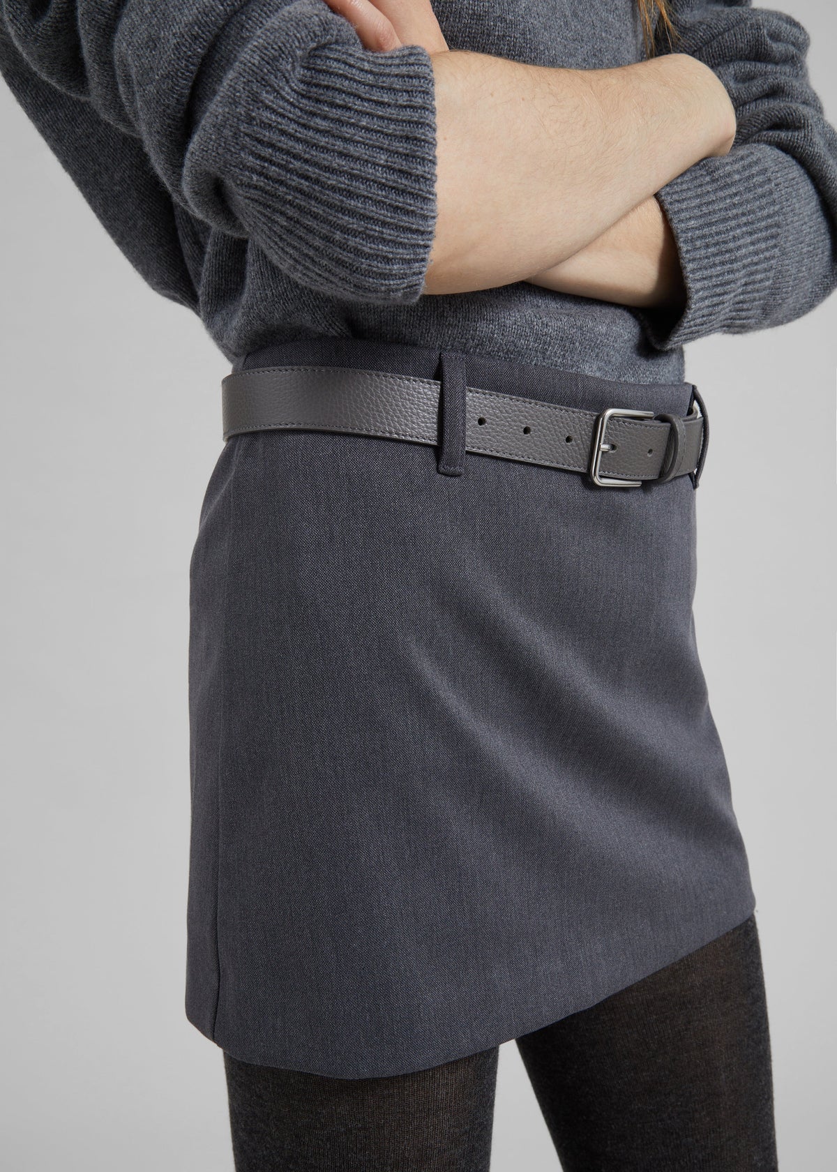 Liri Mini Skirt - Grey – view 5 of 7