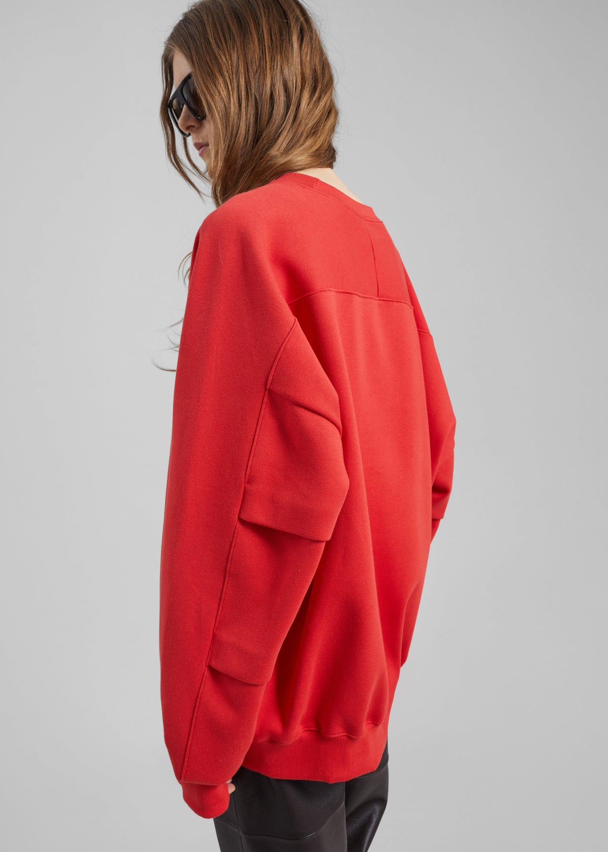 Lonay Balloon Sleeve Sweatshirt - Red – view 1 of 7