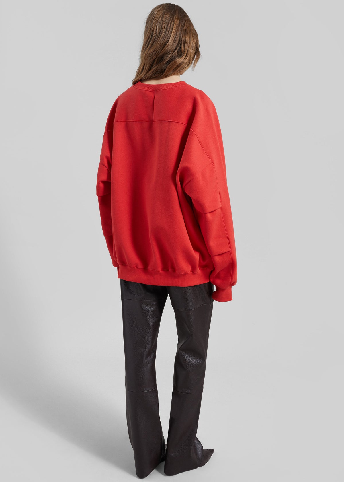 Lonay Balloon Sleeve Sweatshirt - Red – view 6 of 7