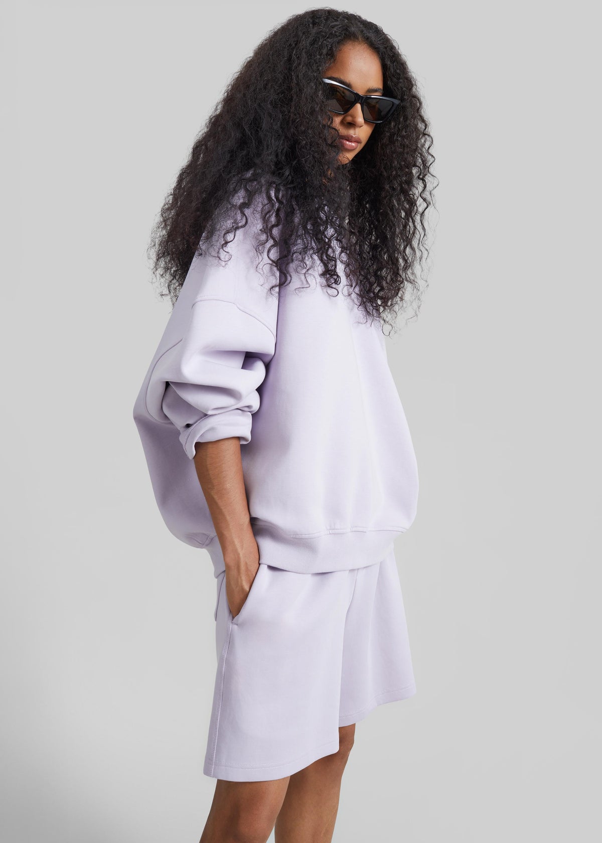 Lorcy Oversized Sweatshirt - Lavender – view 2 of 8