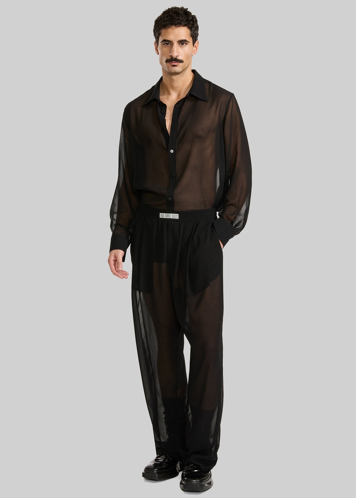 Louis Gabriel Nouchi Large Jogging Pants - Black – view 4 of 8