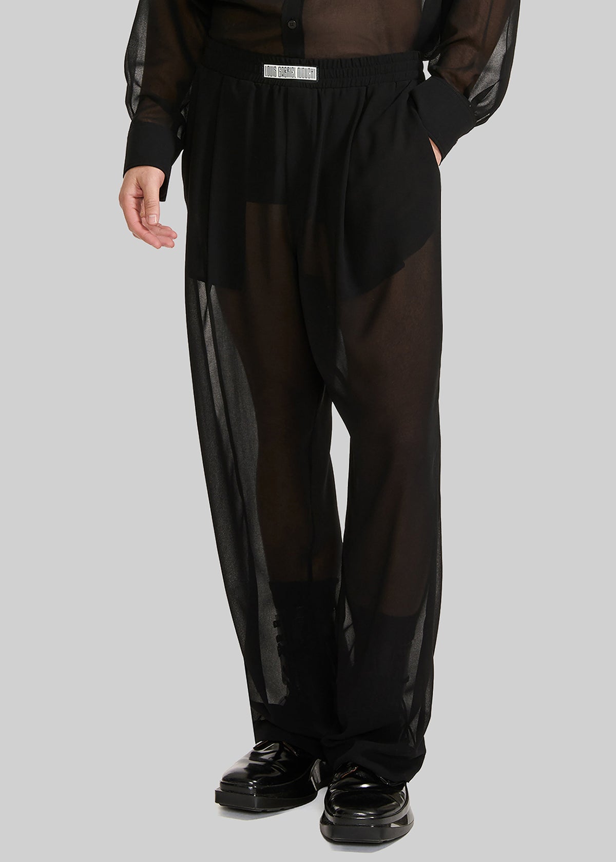 Louis Gabriel Nouchi Large Jogging Pants - Black – view 5 of 8
