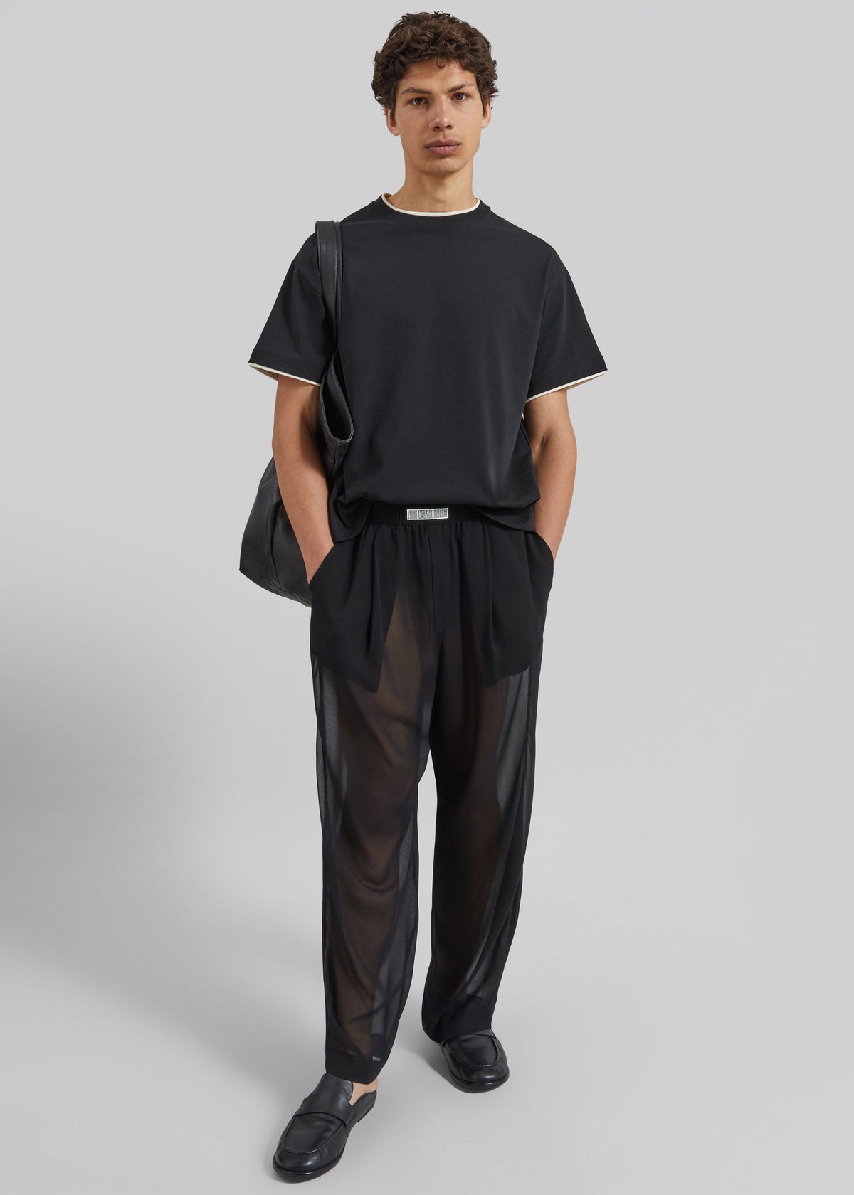 Louis Gabriel Nouchi Large Jogging Pants - Black – view 7 of 8