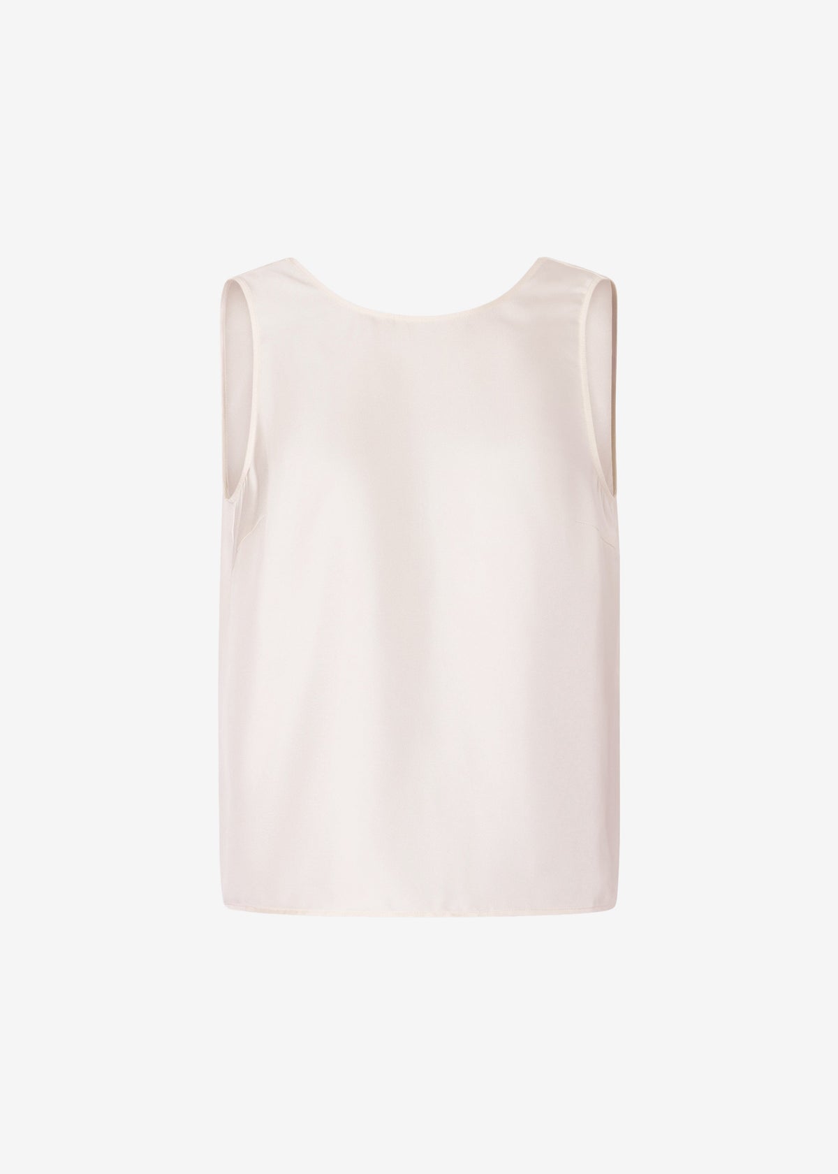 Loulou de Saison Gema Sleeveless Silk Top - Light Pink – view 5 of 5