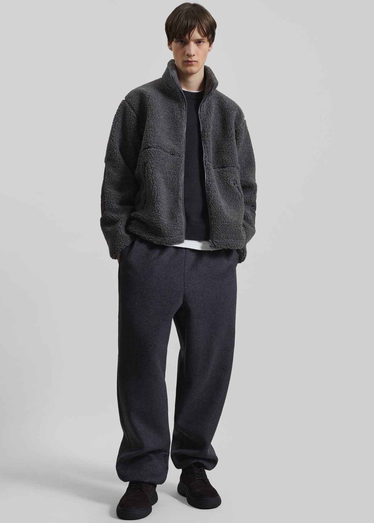 Lucan Fleece Jacket - Grey – view 6 of 8