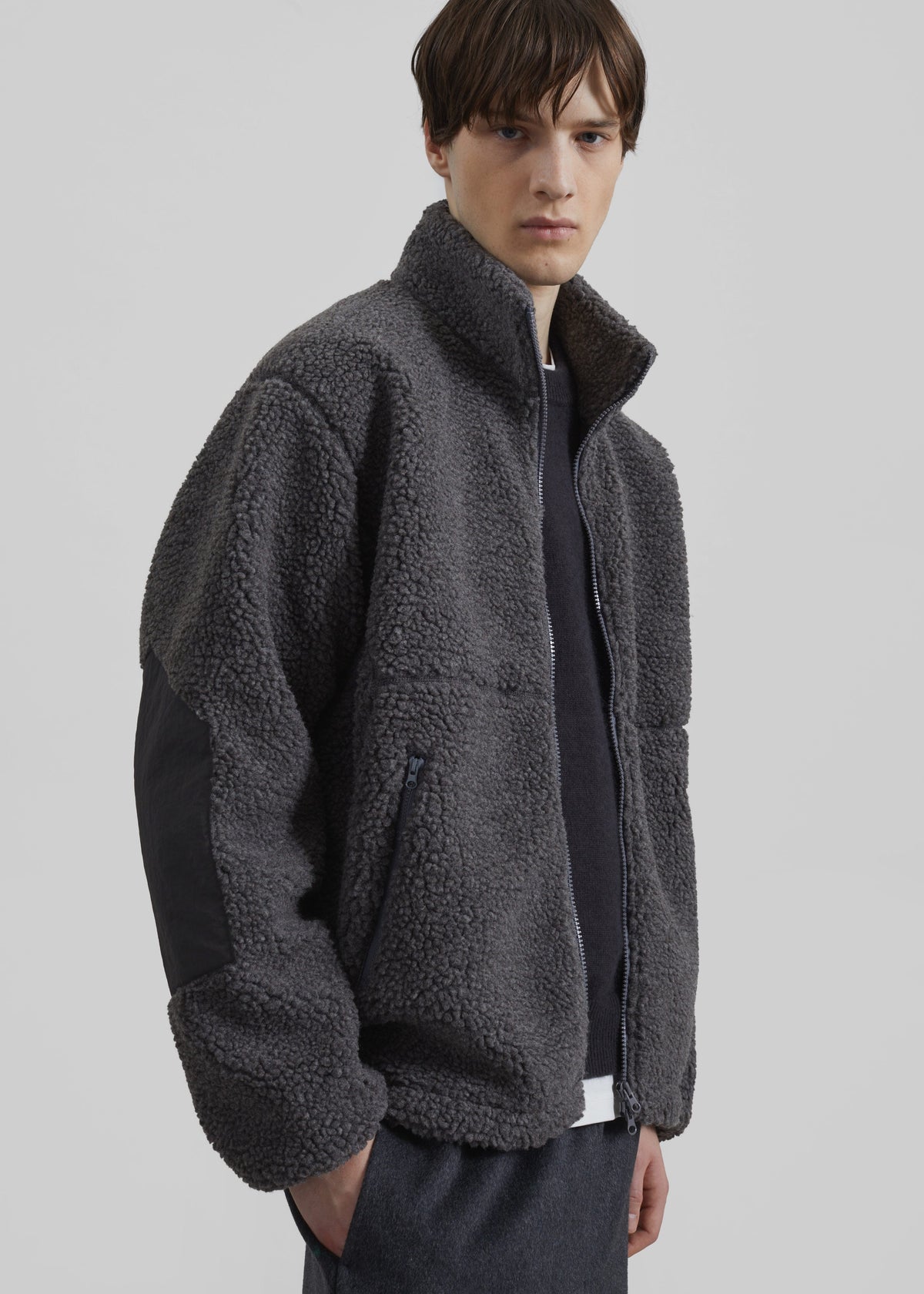 Lucan Fleece Jacket - Grey – view 5 of 8