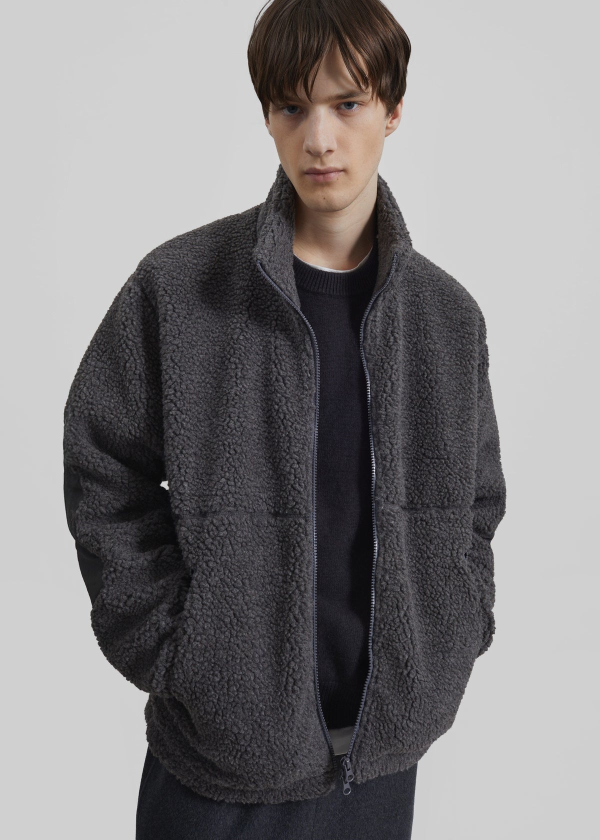 Lucan Fleece Jacket - Grey – view 1 of 8