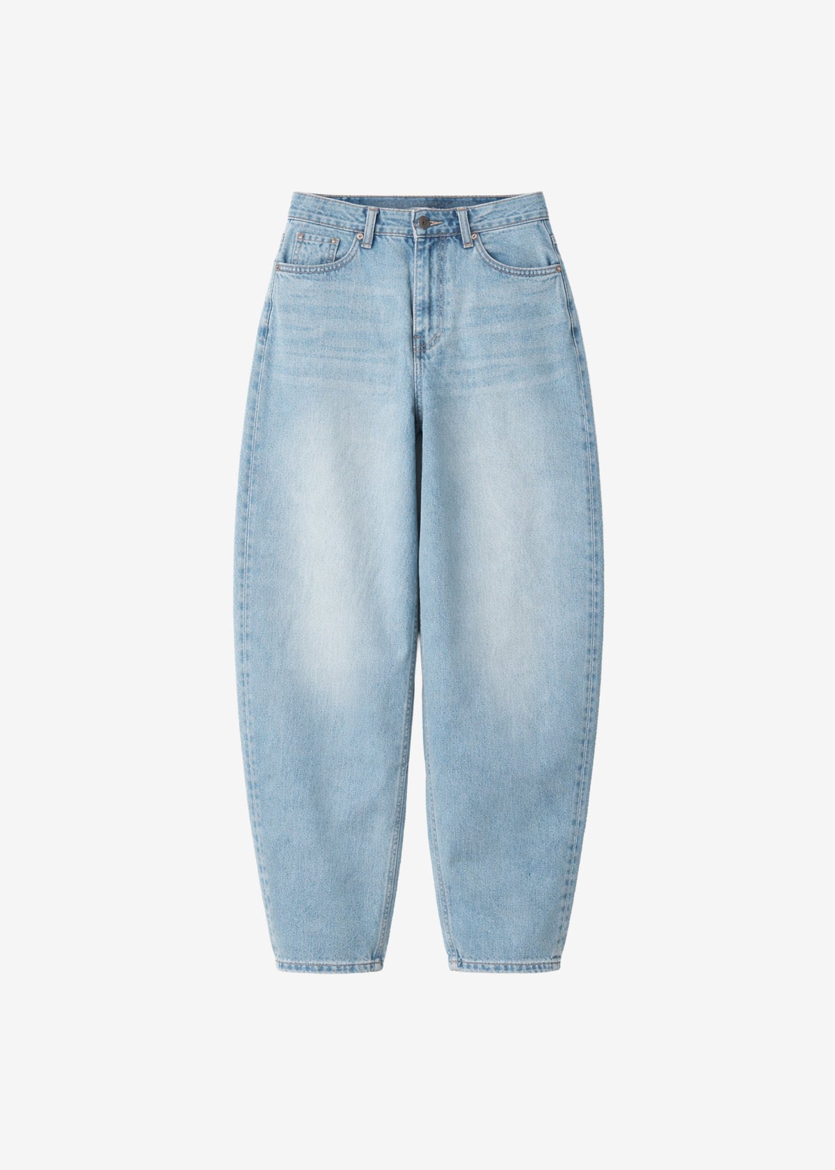 Lucena Barrel-Leg Jeans - Light Wash – view 9 of 9