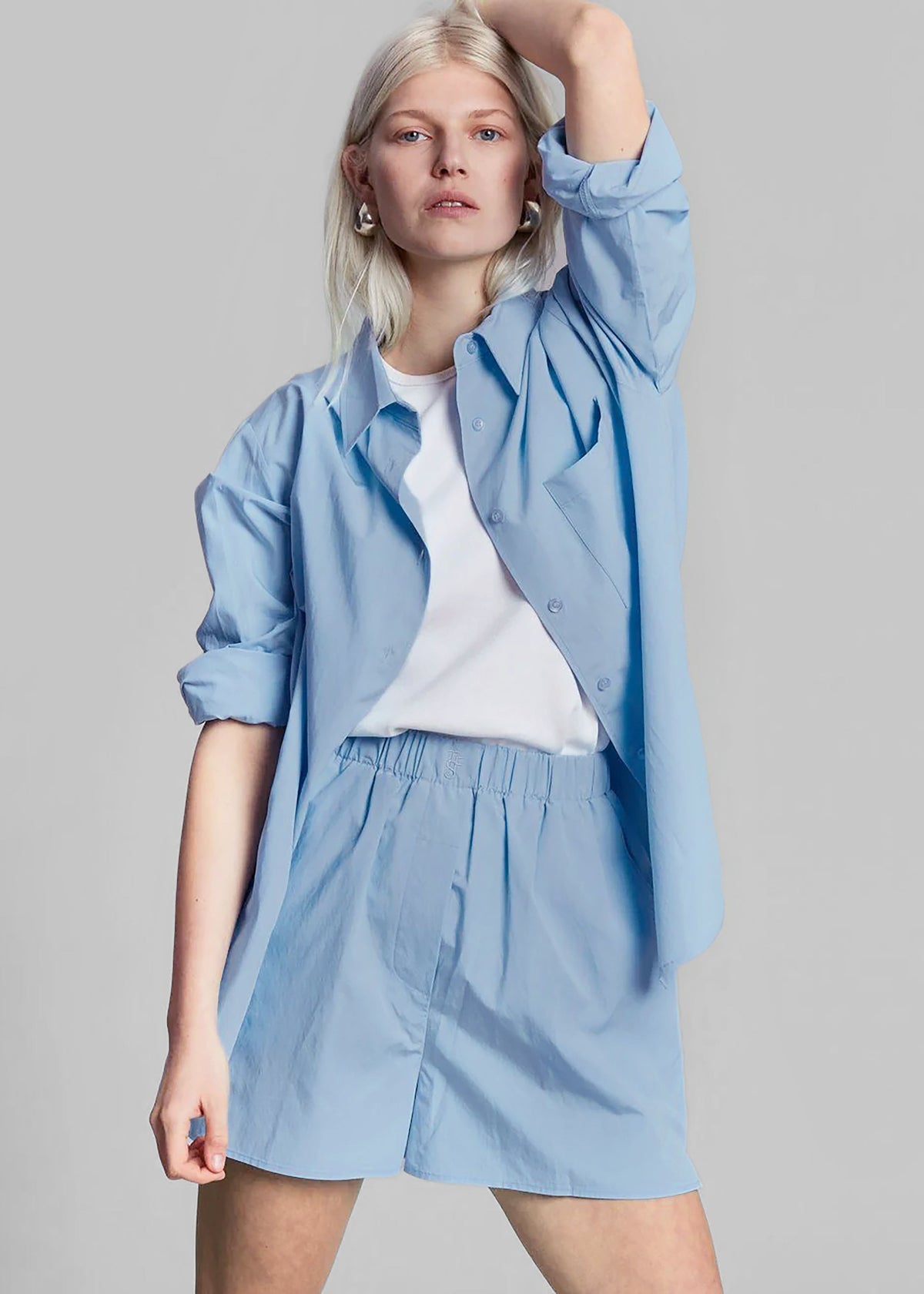 Lui Organic Cotton Shirt - Blue – view 11 of 14
