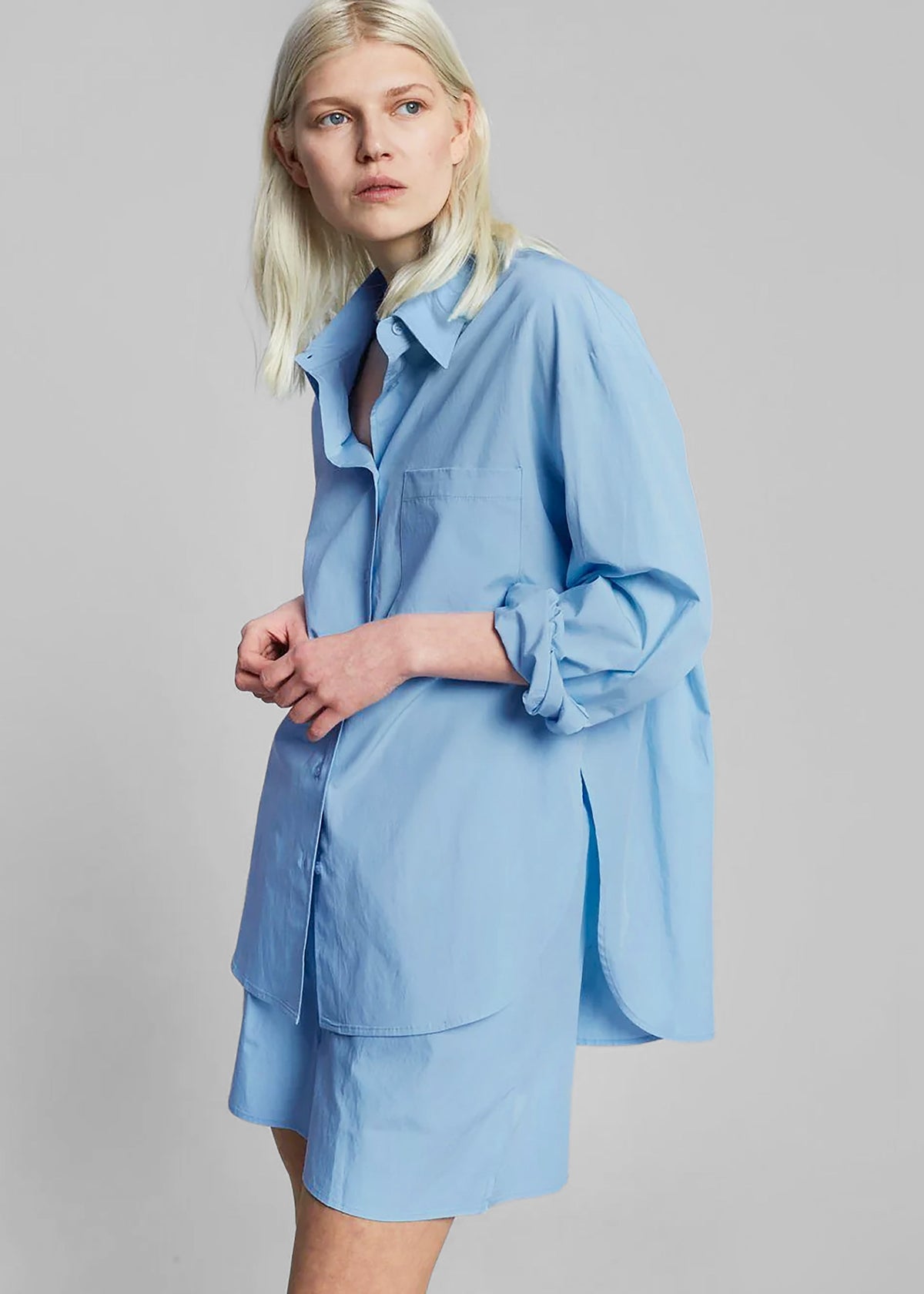 Lui Organic Cotton Shirt - Blue – view 6 of 14