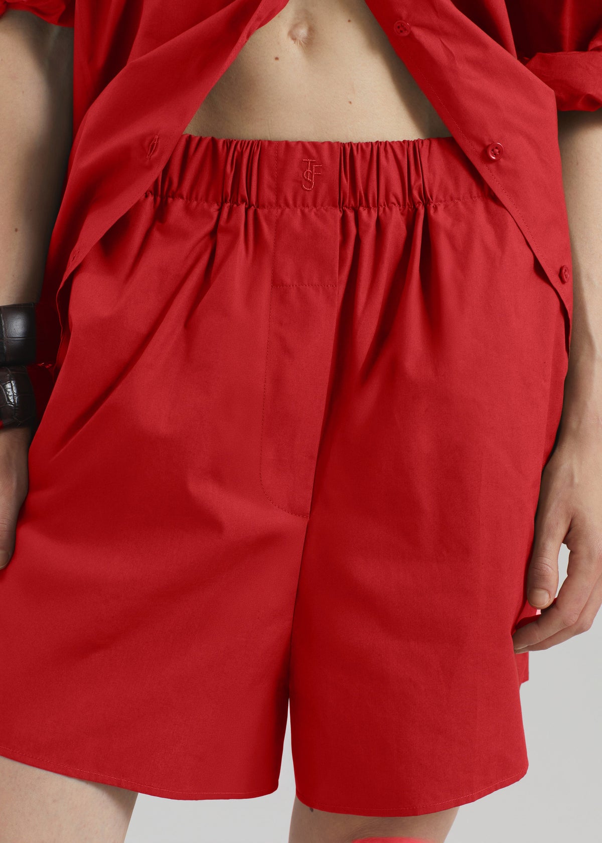 Lui Organic Cotton Boxer Shorts - Red – view 3 of 6