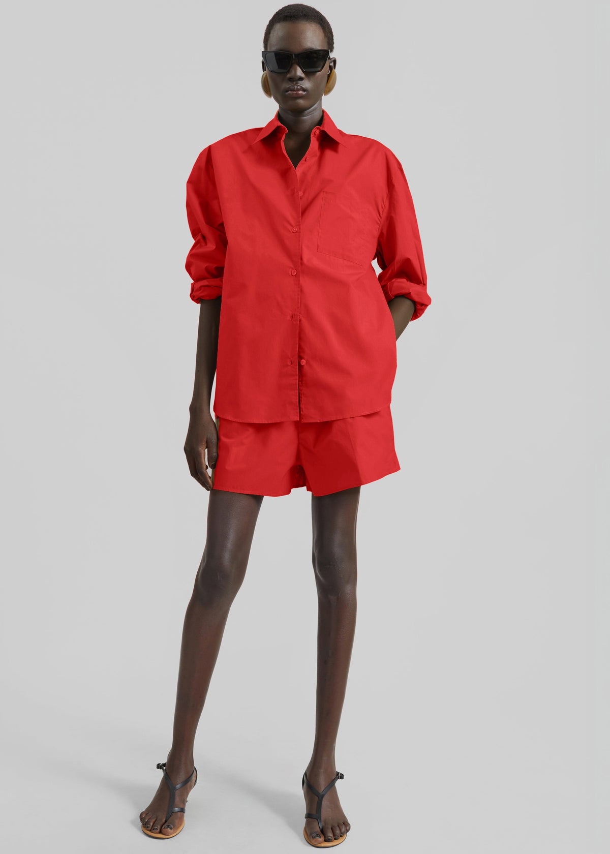 Lui Organic Cotton Boxer Shorts - Red – view 4 of 6