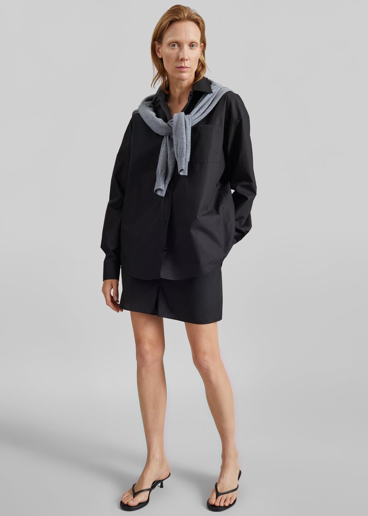 Lui Organic Cotton Shirt - Black – view 1 of 12