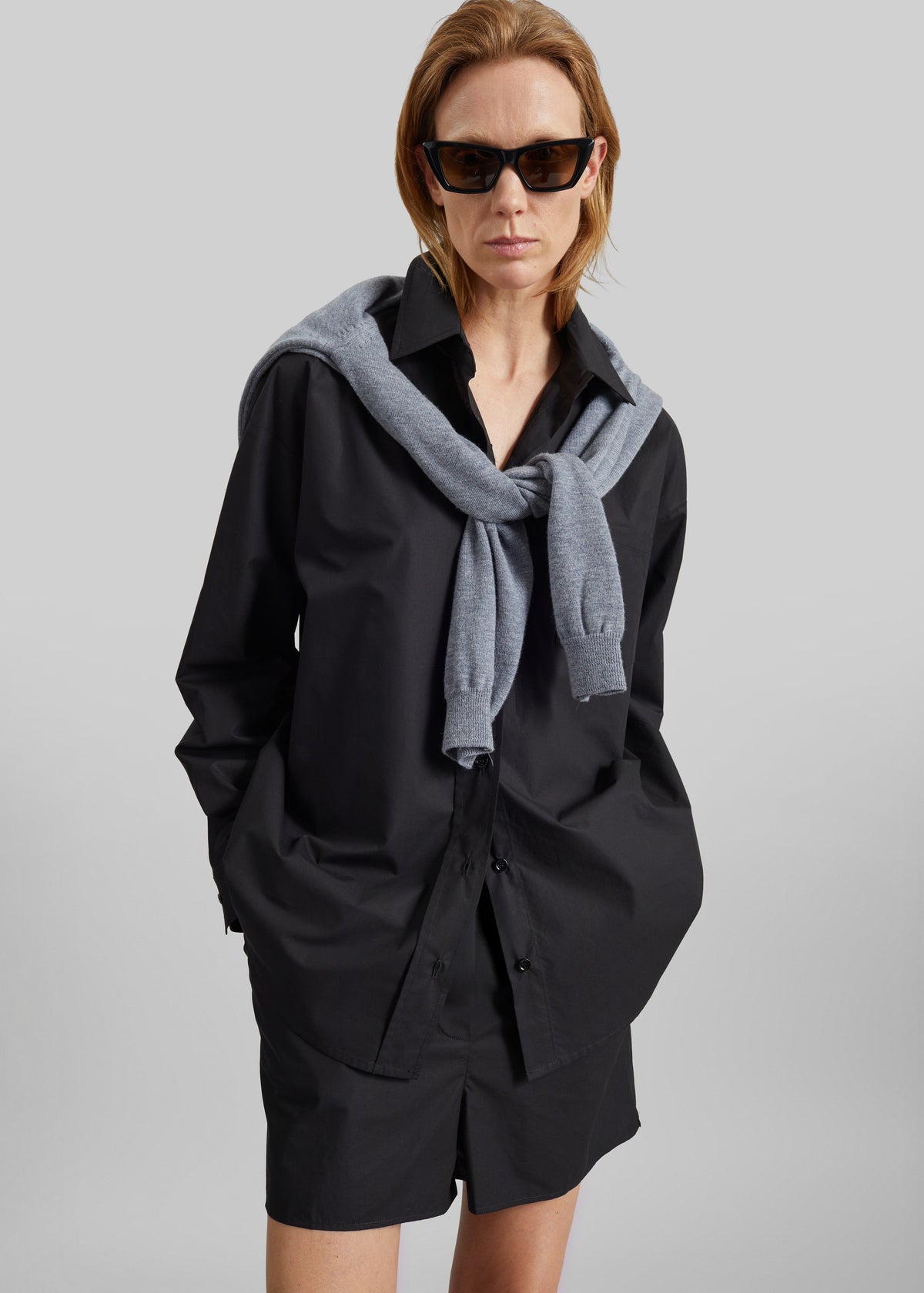 Lui Organic Cotton Shirt - Black – view 11 of 12