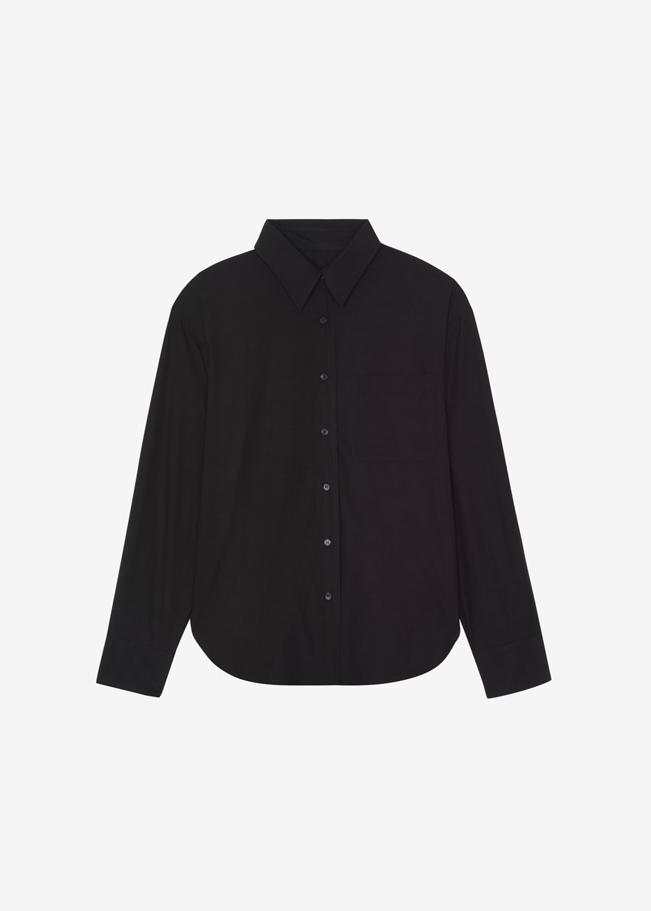 Lui Organic Cotton Shirt - Black – view 12 of 12
