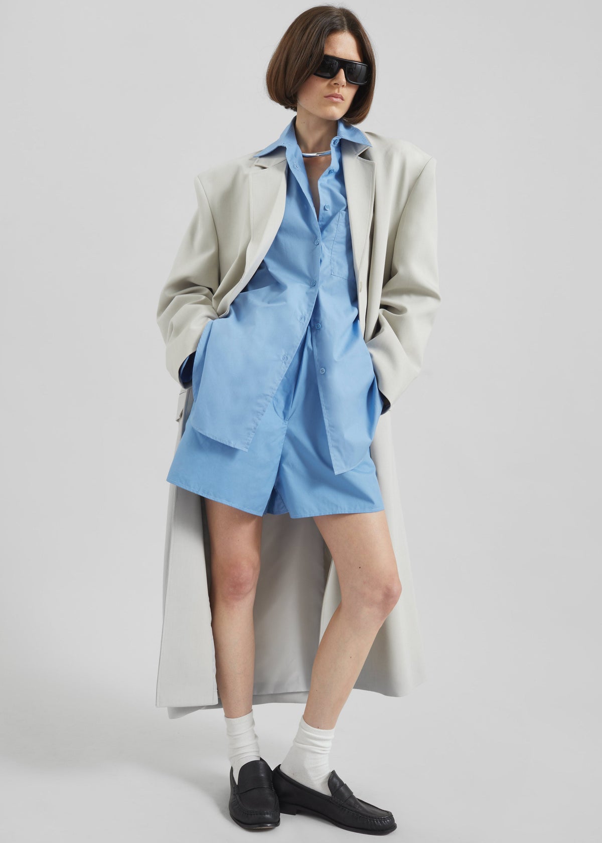 Lui Organic Cotton Shirt - Blue – view 1 of 14