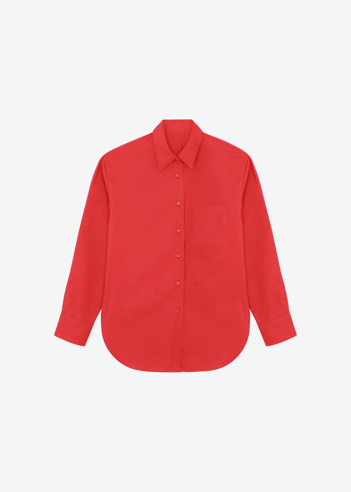 Lui Organic Cotton Shirt - Red – view 7 of 7