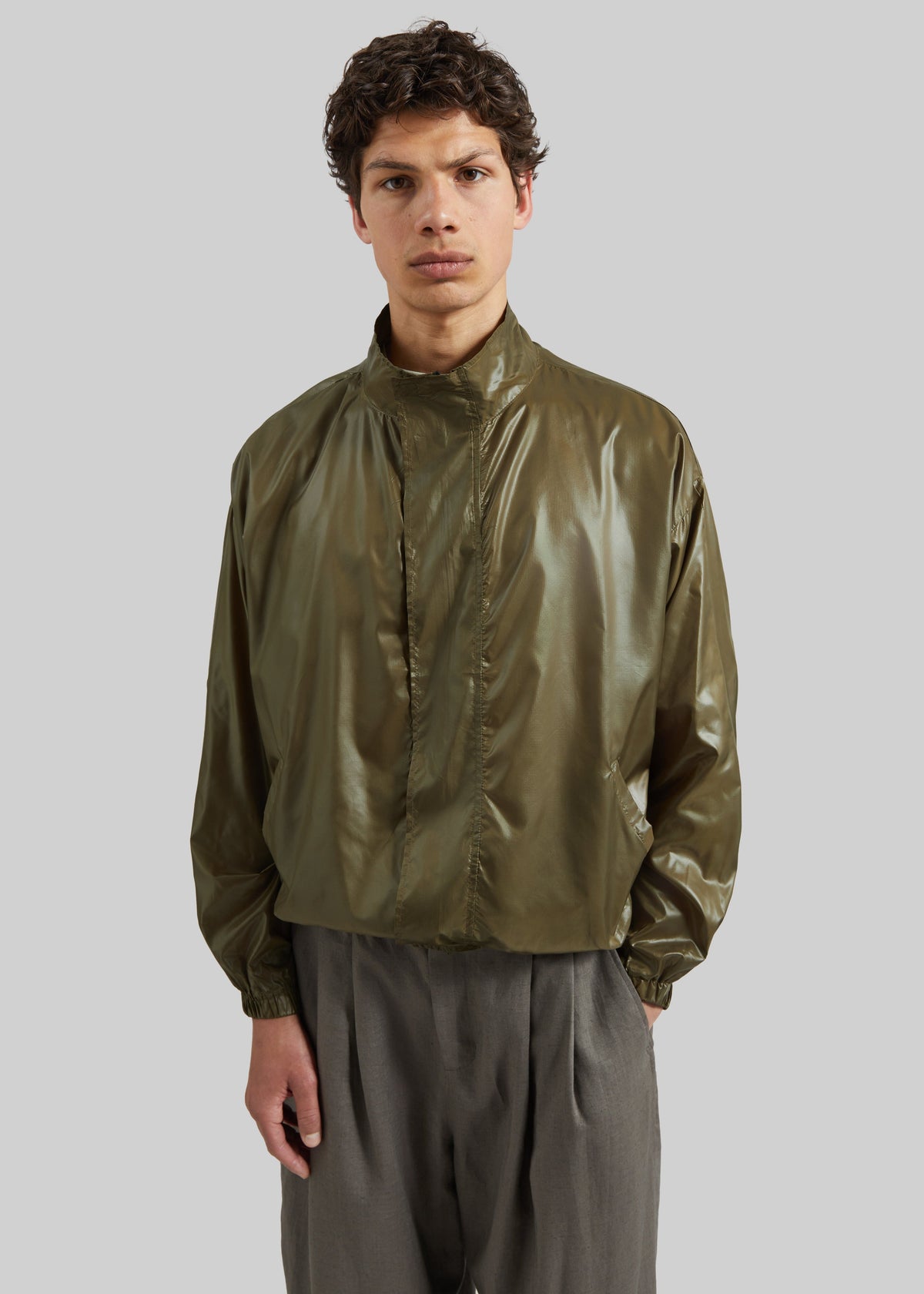 Malmore Windbreaker Jacket - Dark Olive – view 1 of 11