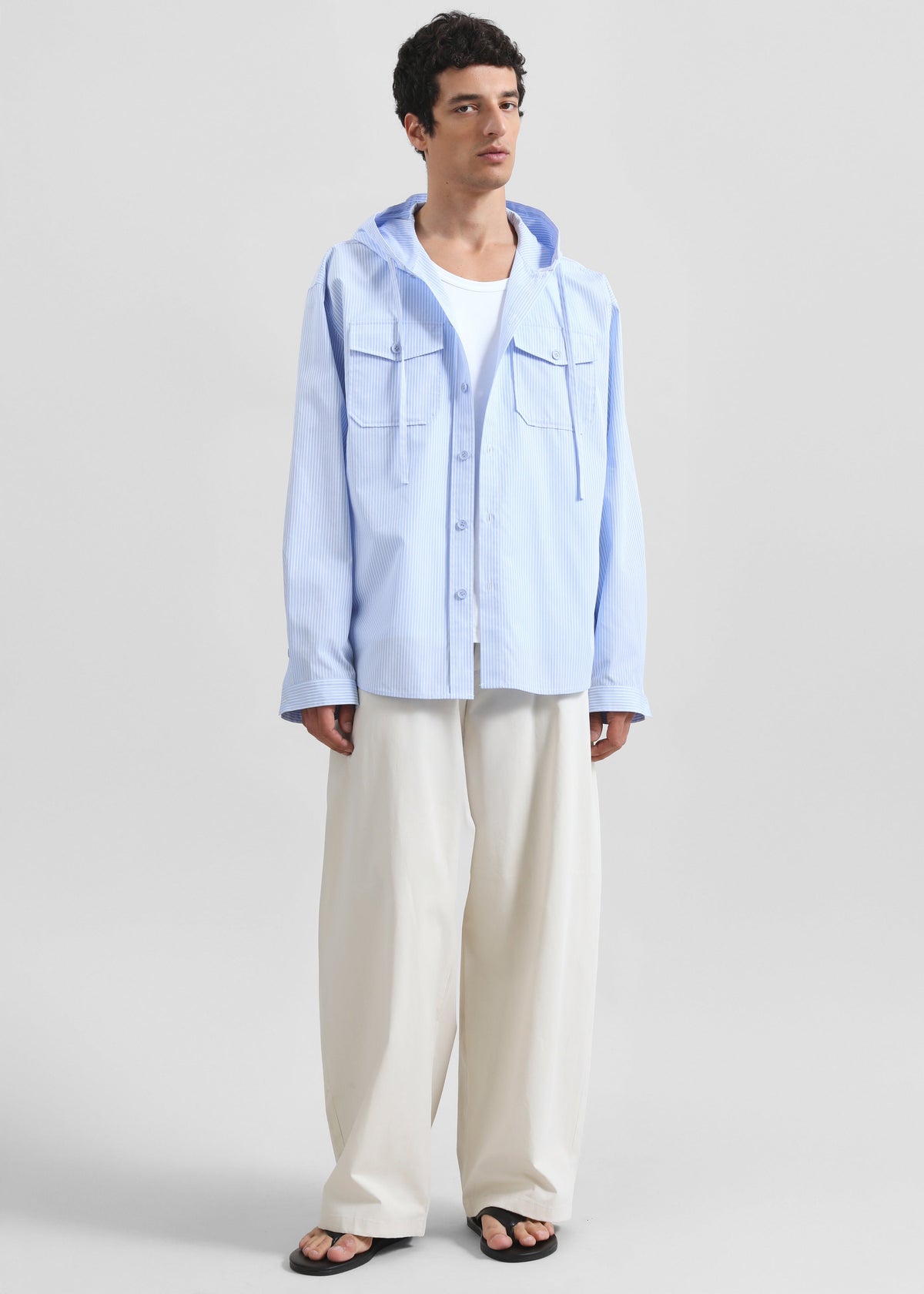 Malton Wide Trousers - Ecru – view 5 of 9