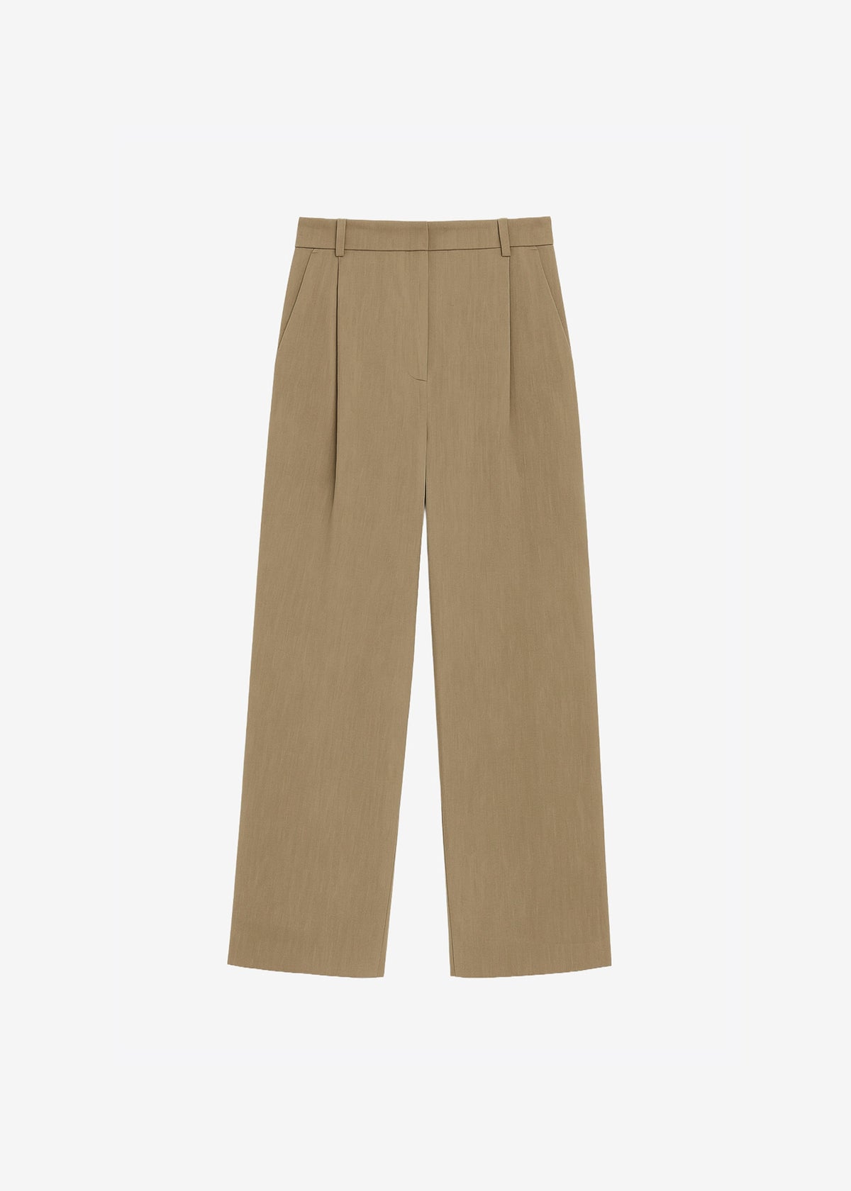Marfa Linen Pleated Trousers - Camel – view 8 of 8