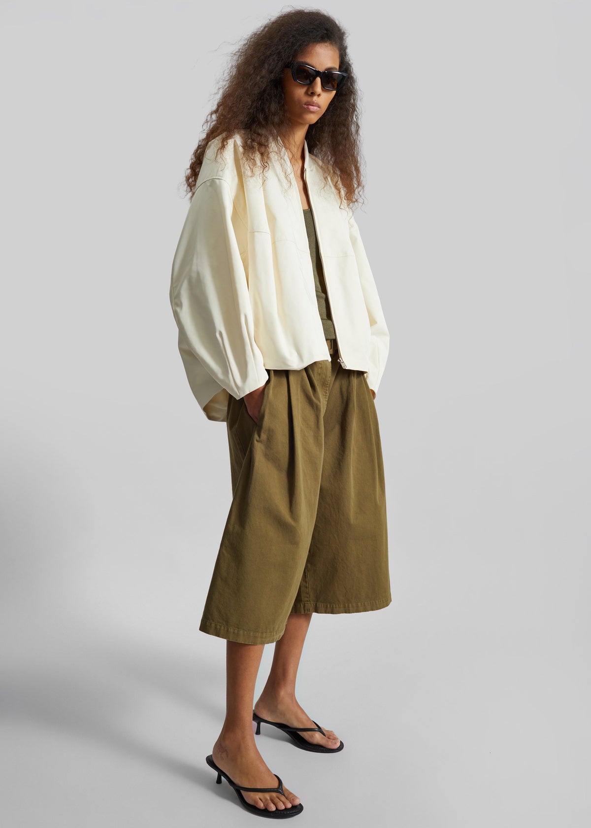 Marslev Cocoon Jacket - Cream – view 6 of 8