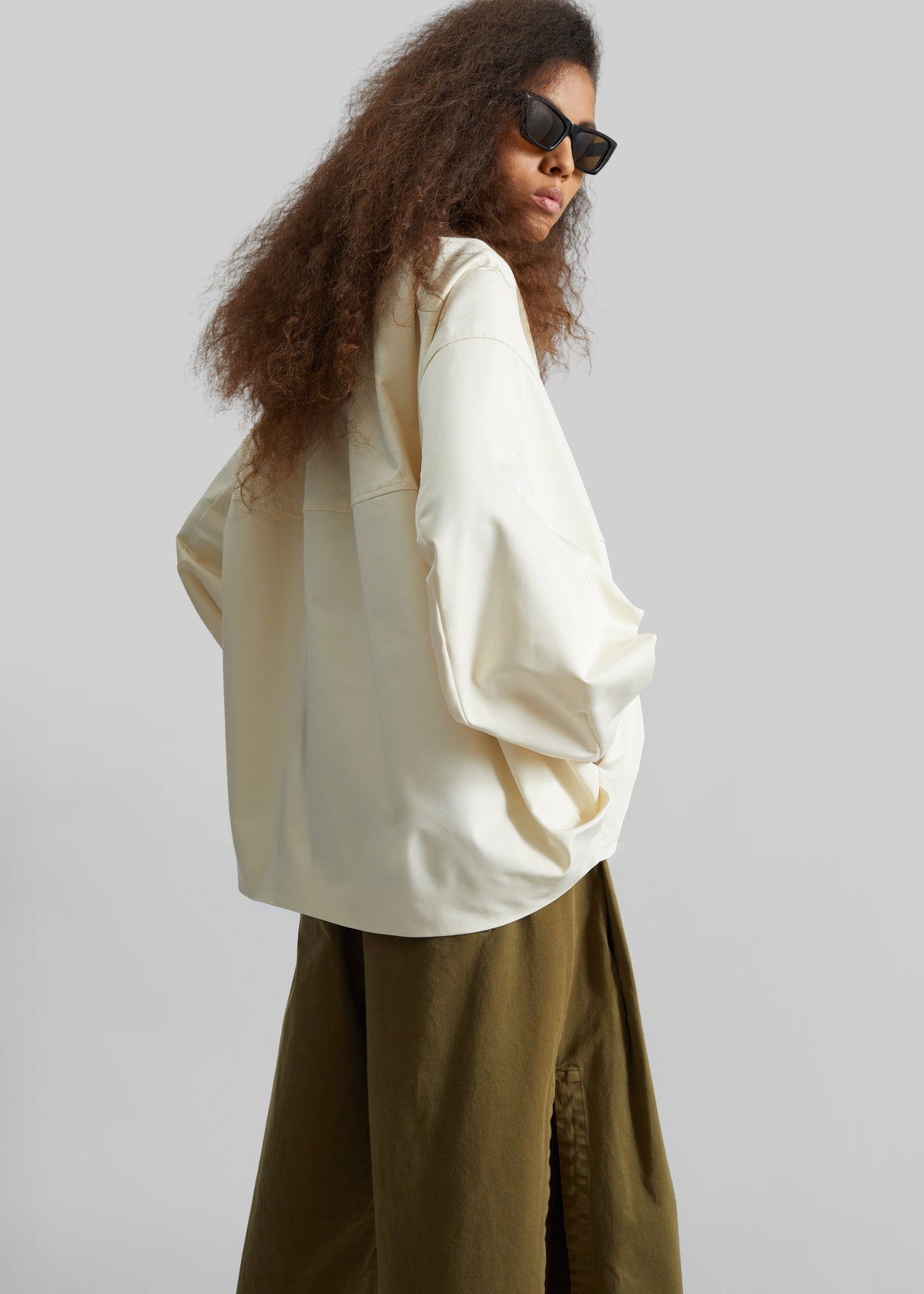 Marslev Cocoon Jacket - Cream – view 7 of 8