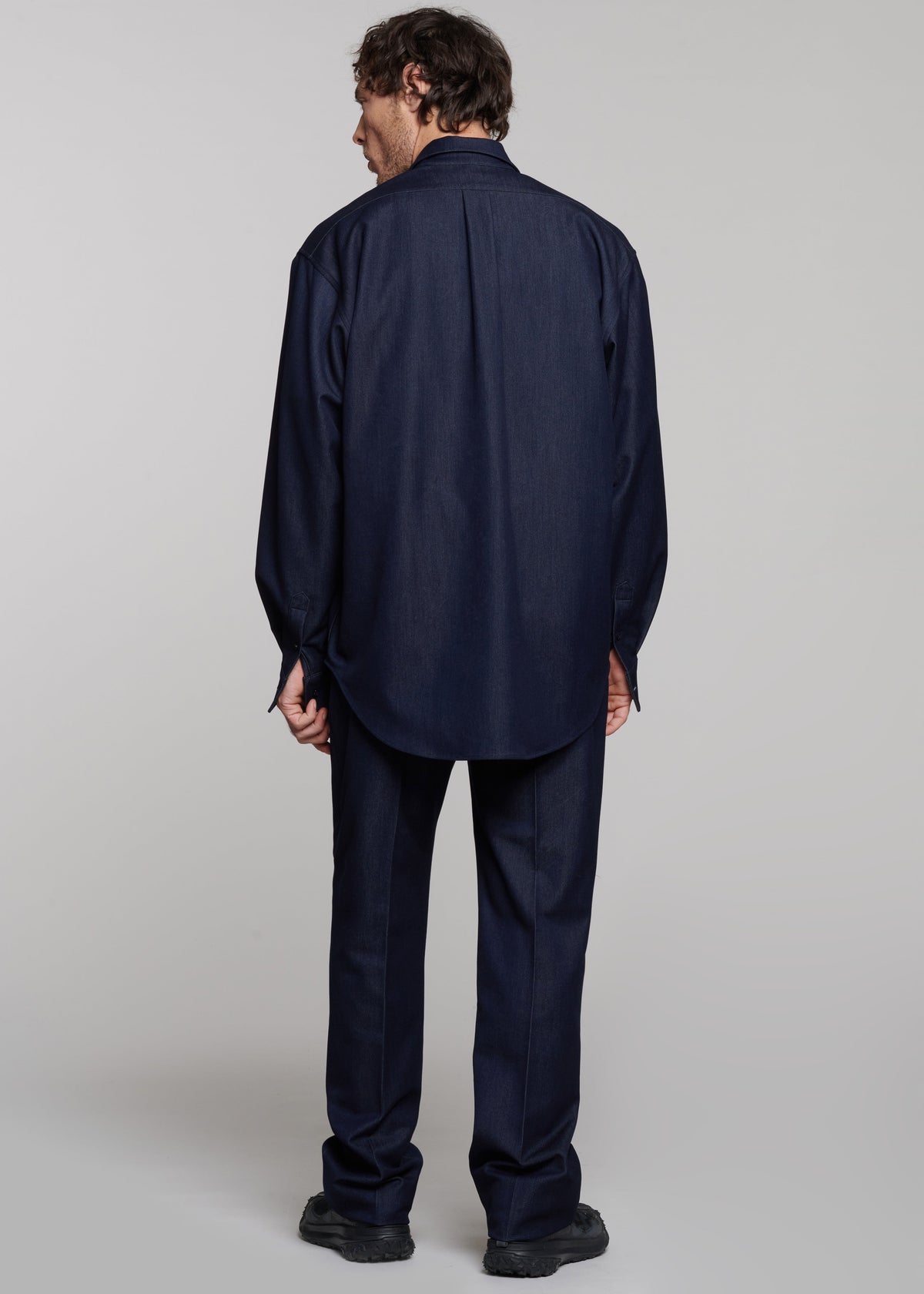 Mason Button Up Shirt - Indigo – view 9 of 10