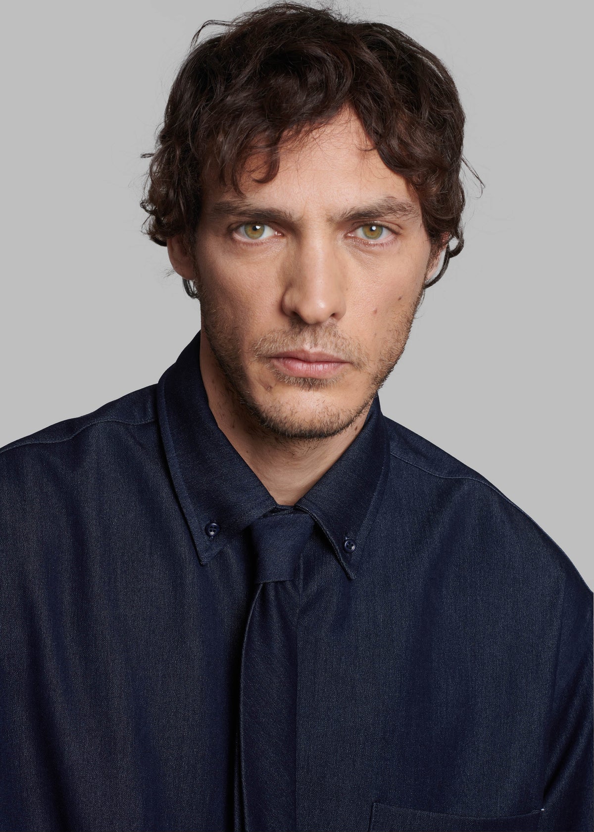 Mason Button Up Shirt - Indigo – view 8 of 10