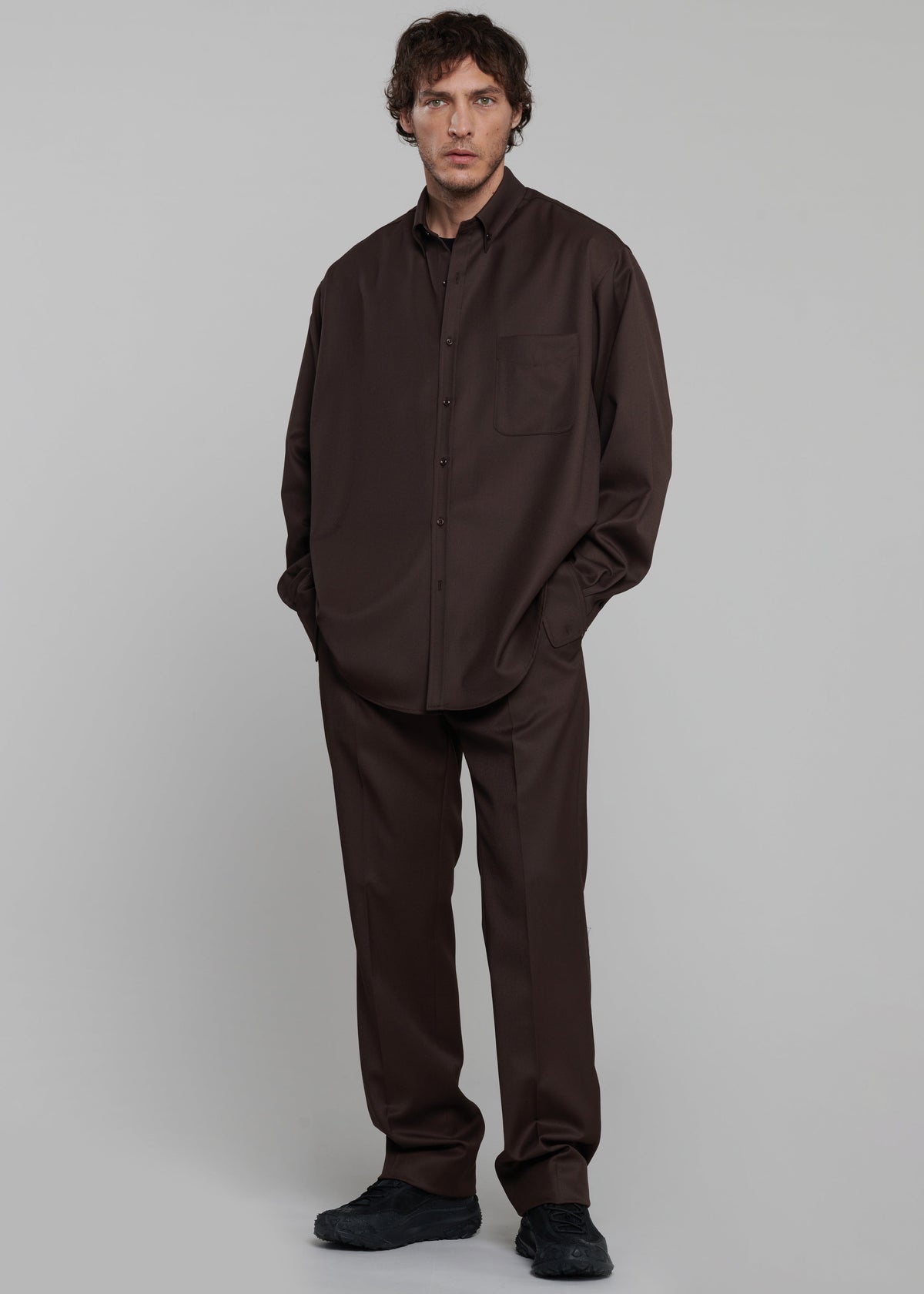 Mason Wool Trousers - Brown – view 5 of 10