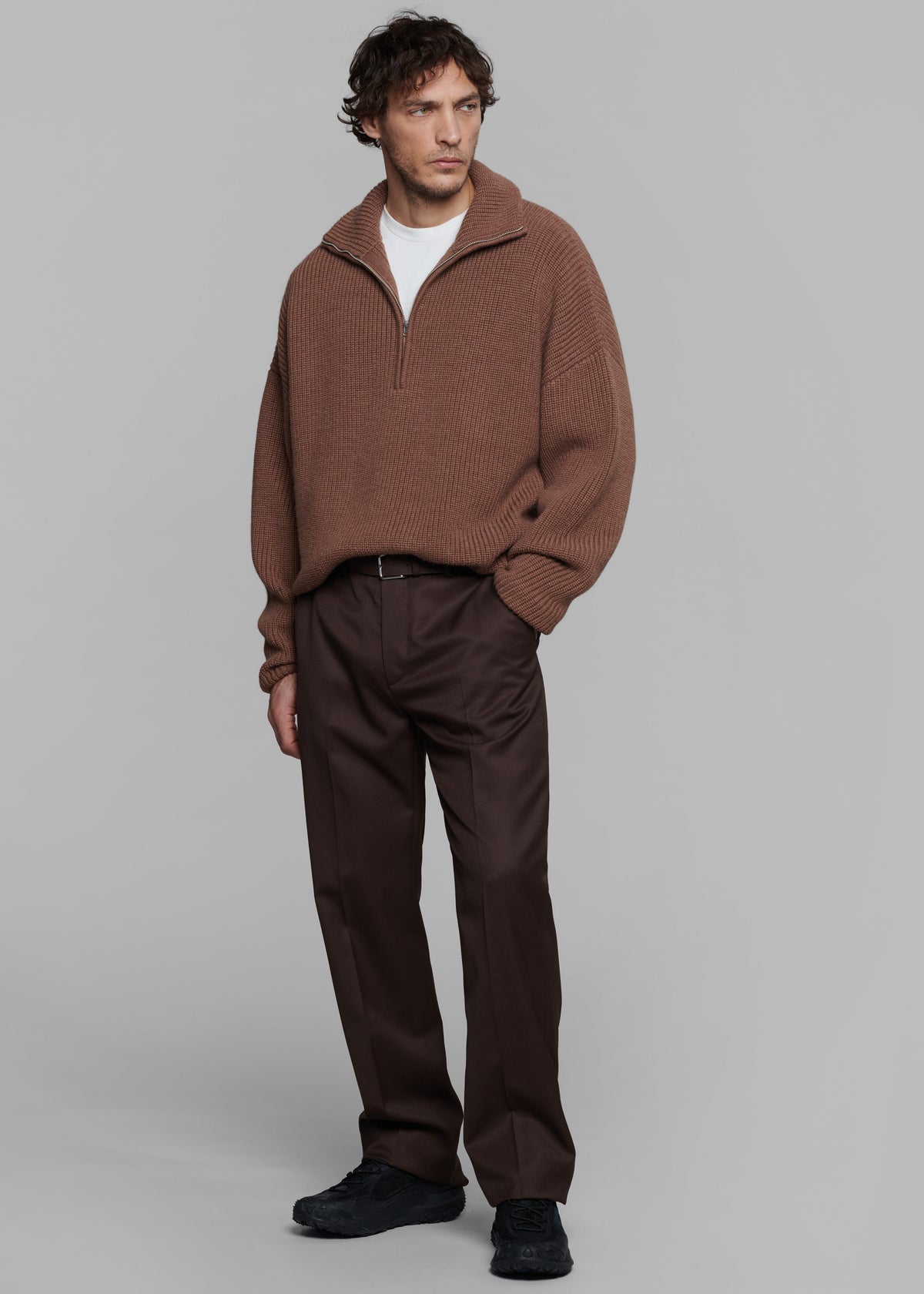 Mason Wool Trousers - Brown – view 1 of 10