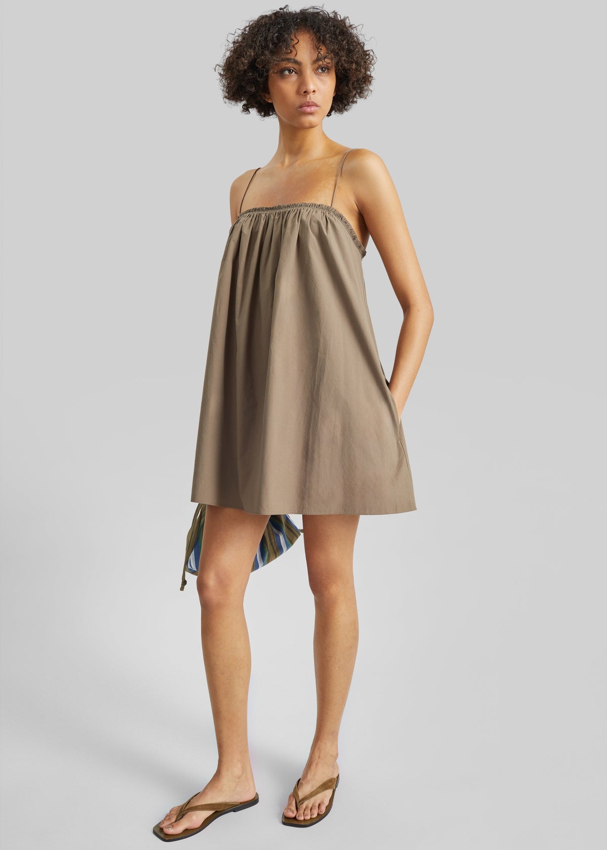 Matteau Frill Cami Mini Dress - Birch – view 4 of 6