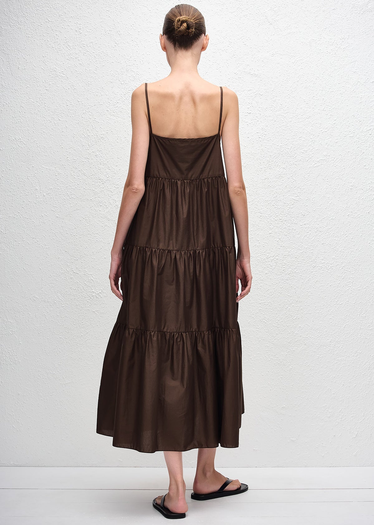 Matteau Tiered Sundress - Chocolate – view 3 of 4