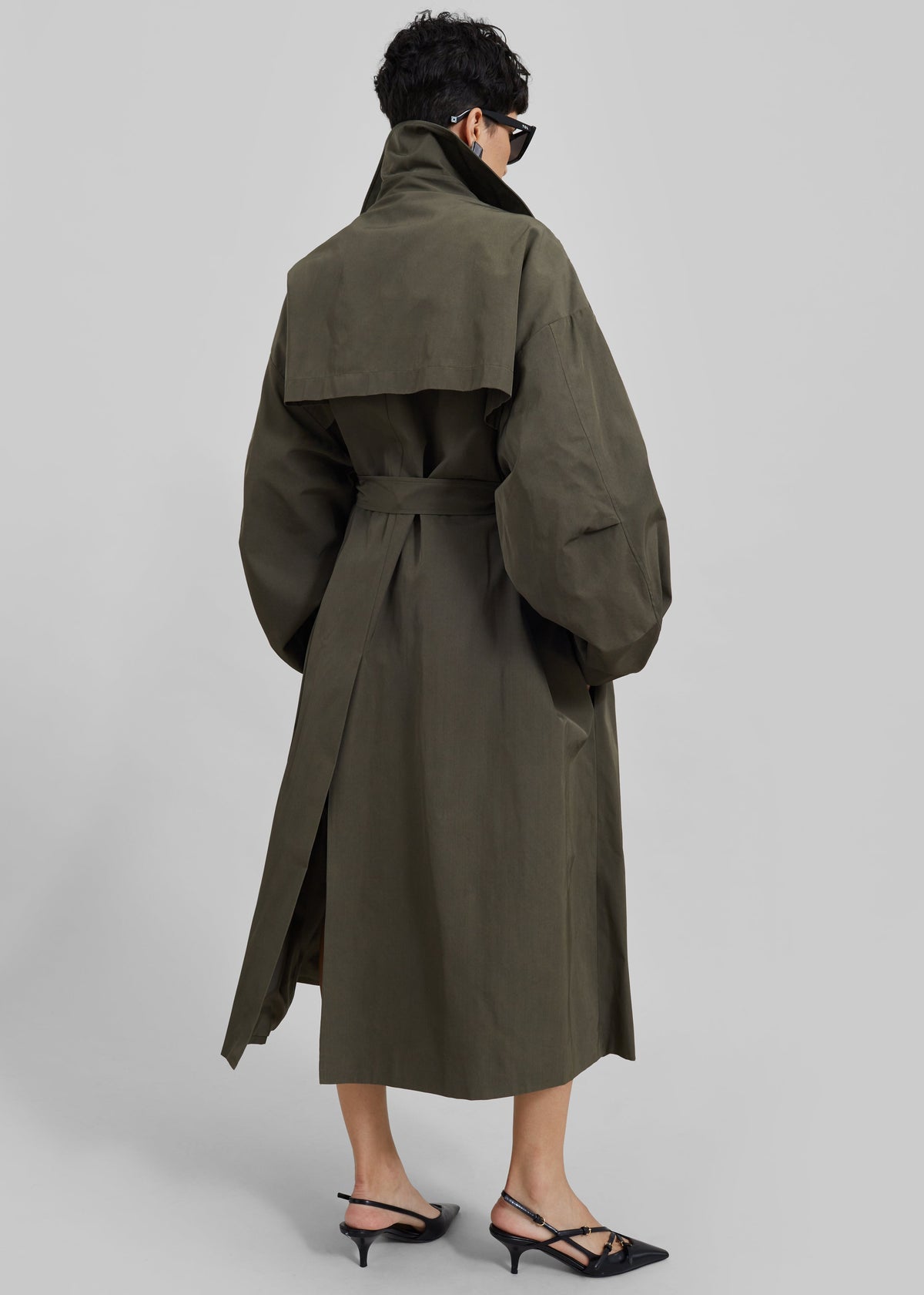 Mavis Oversized Trench - Khaki – view 9 of 10