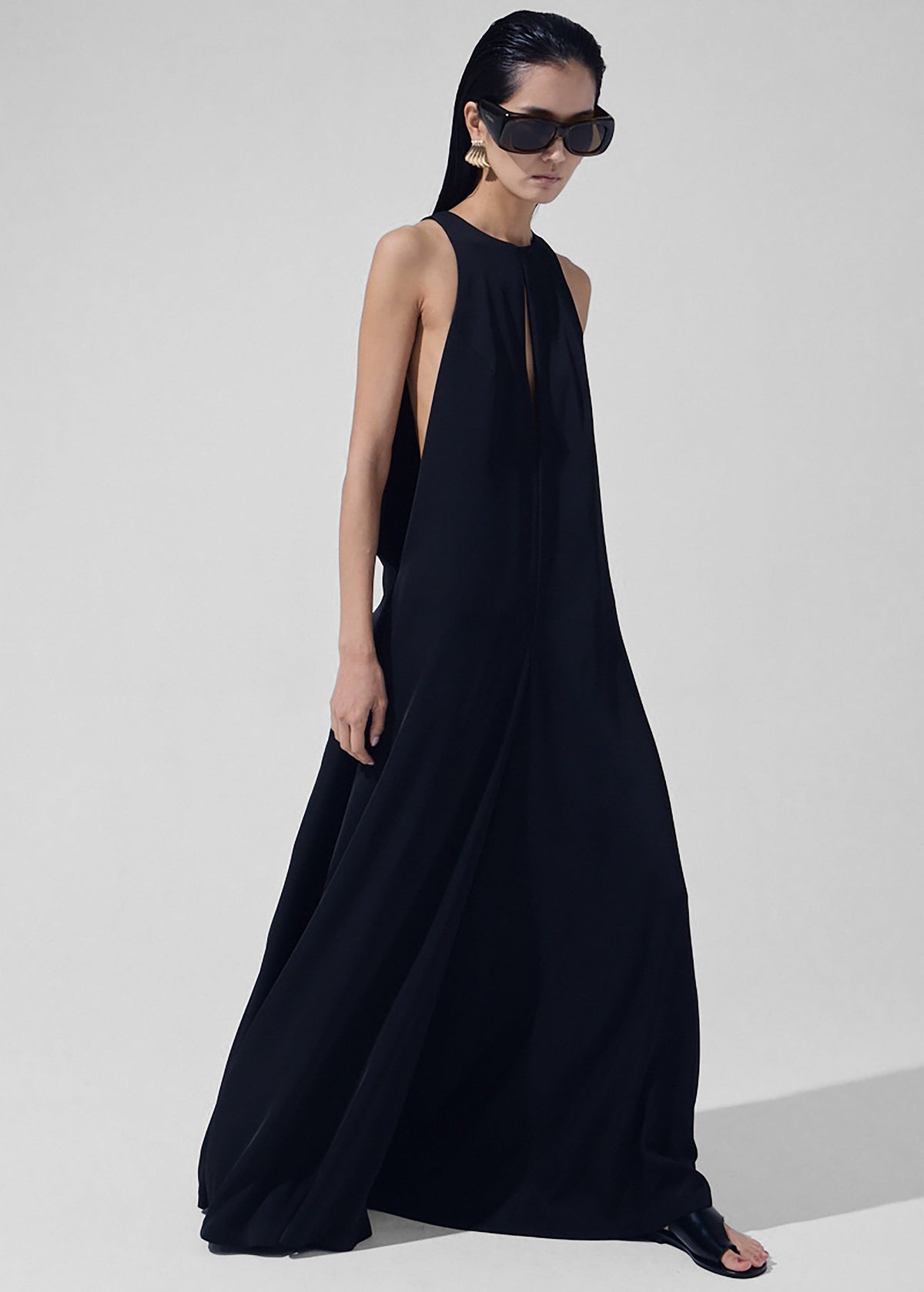 Mayan Wide Leg Jumpsuit - Black – view 4 of 6