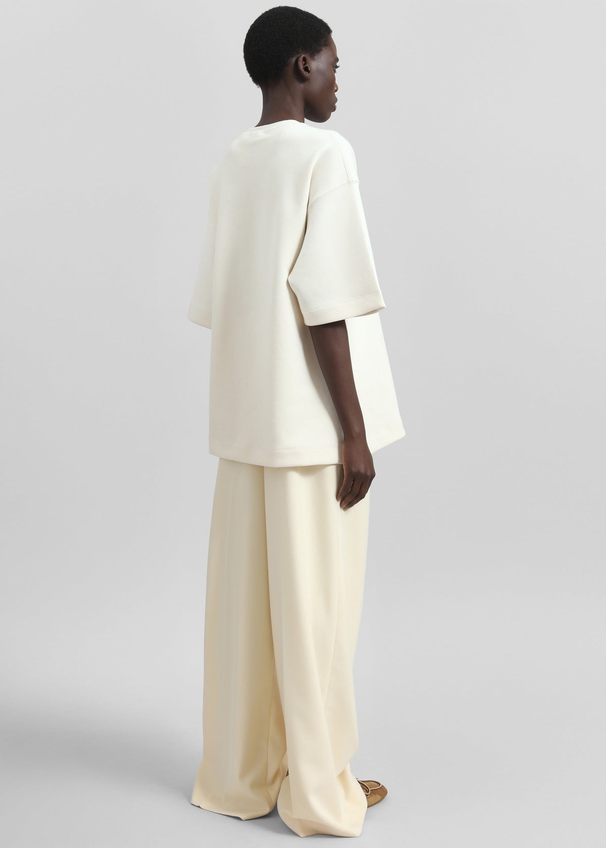 Melor Oversized T-Shirt - Cream – view 6 of 7