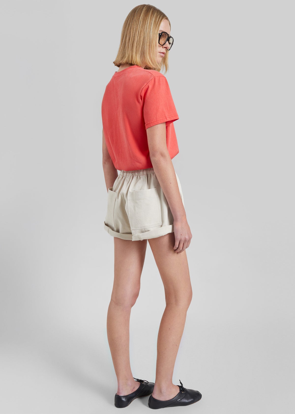 Meriot Simple Tee - Red – view 5 of 6