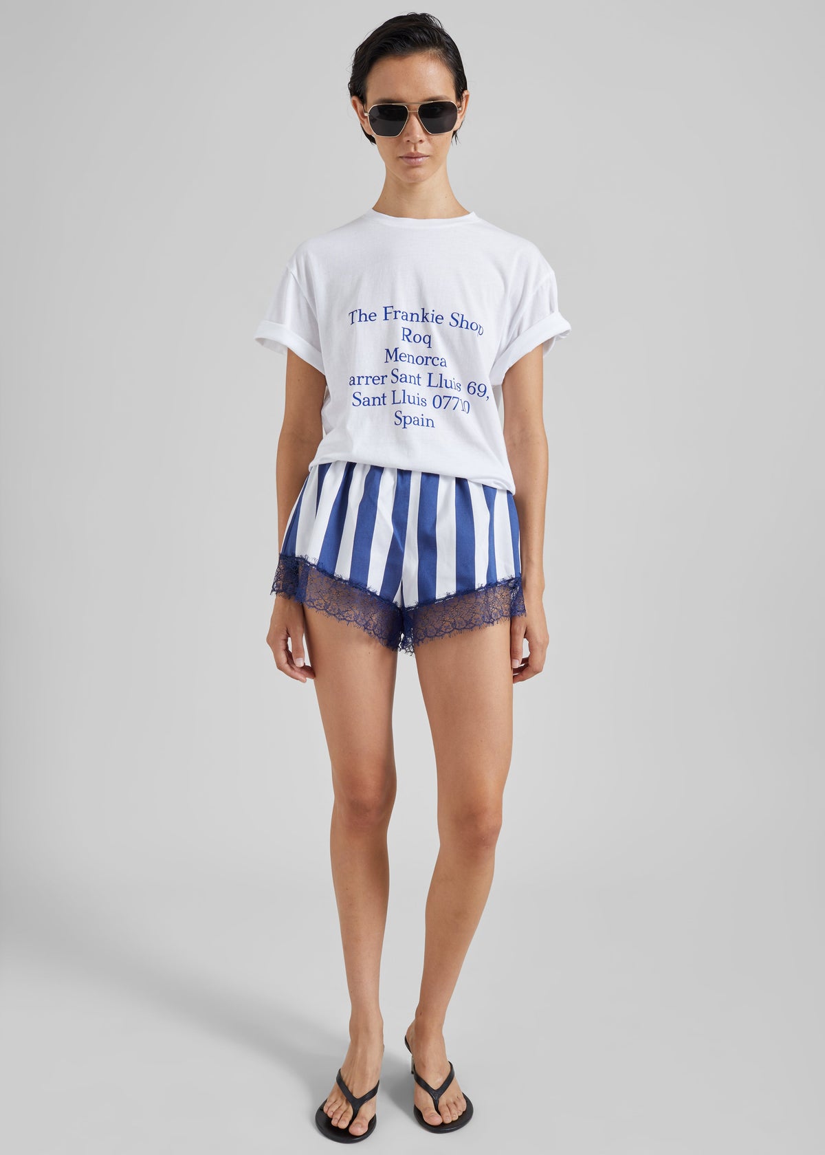 Milos Mini Boxer Shorts - Navy/White Stripe – view 7 of 12