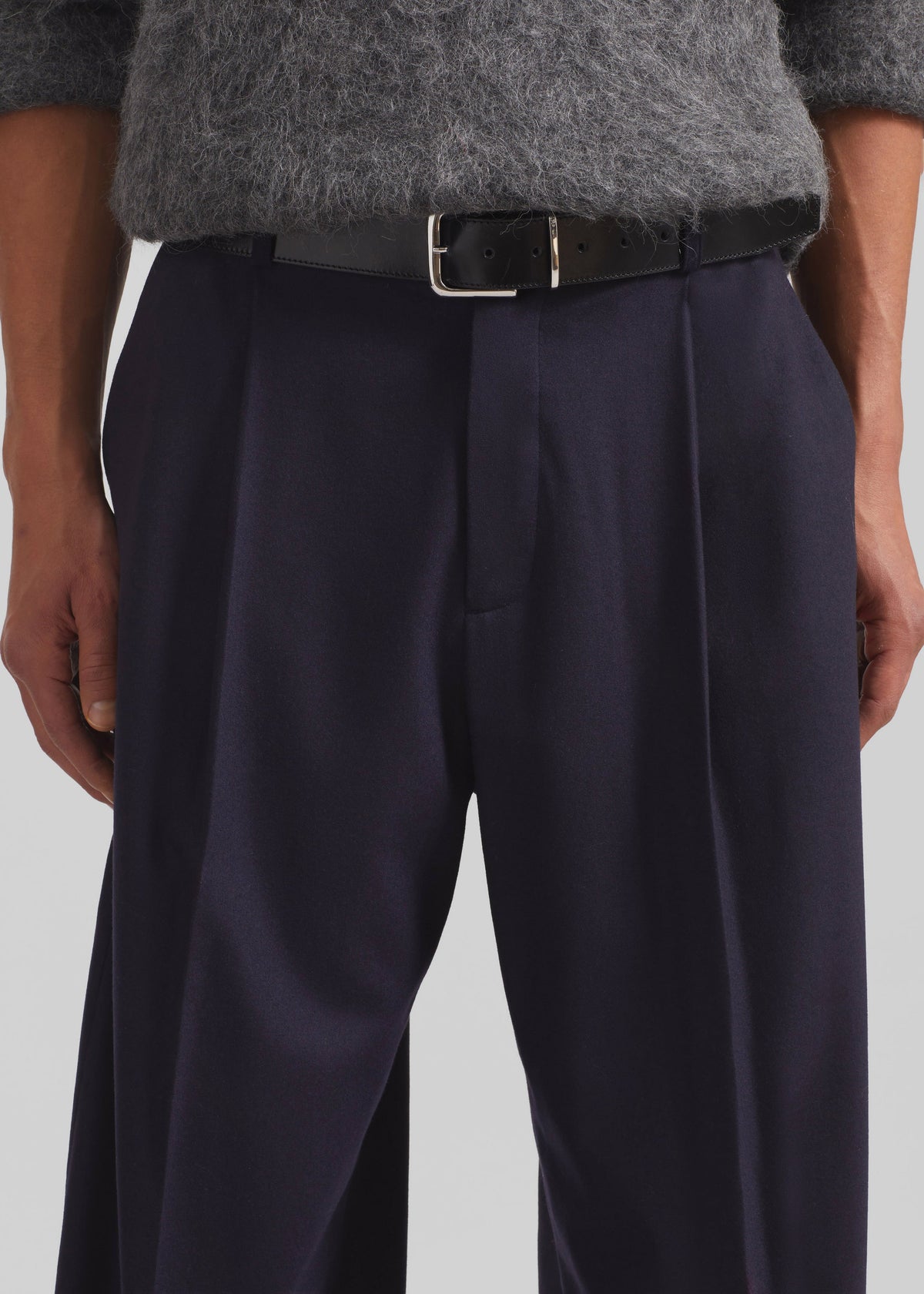 Milton Flannel Trousers - Navy – view 3 of 10