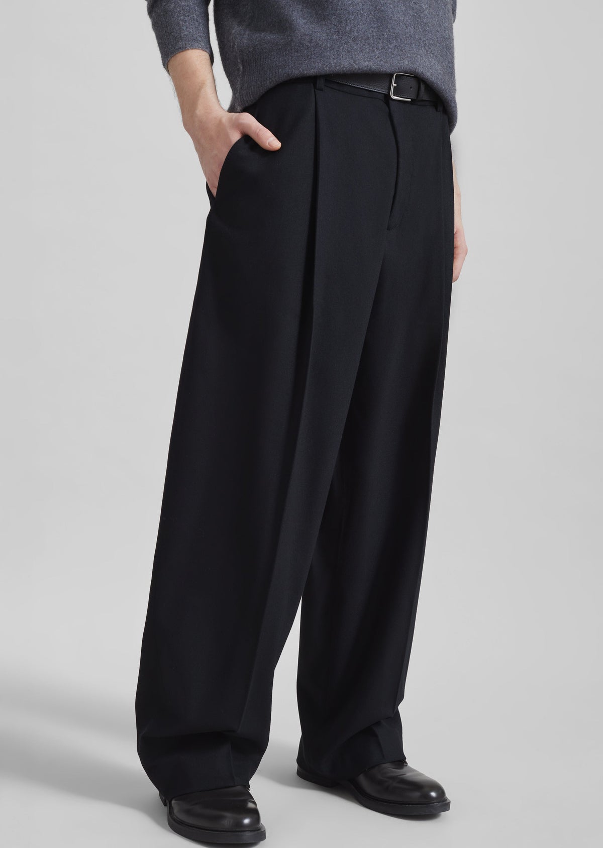 Milton Flannel Trousers - Black – view 5 of 9