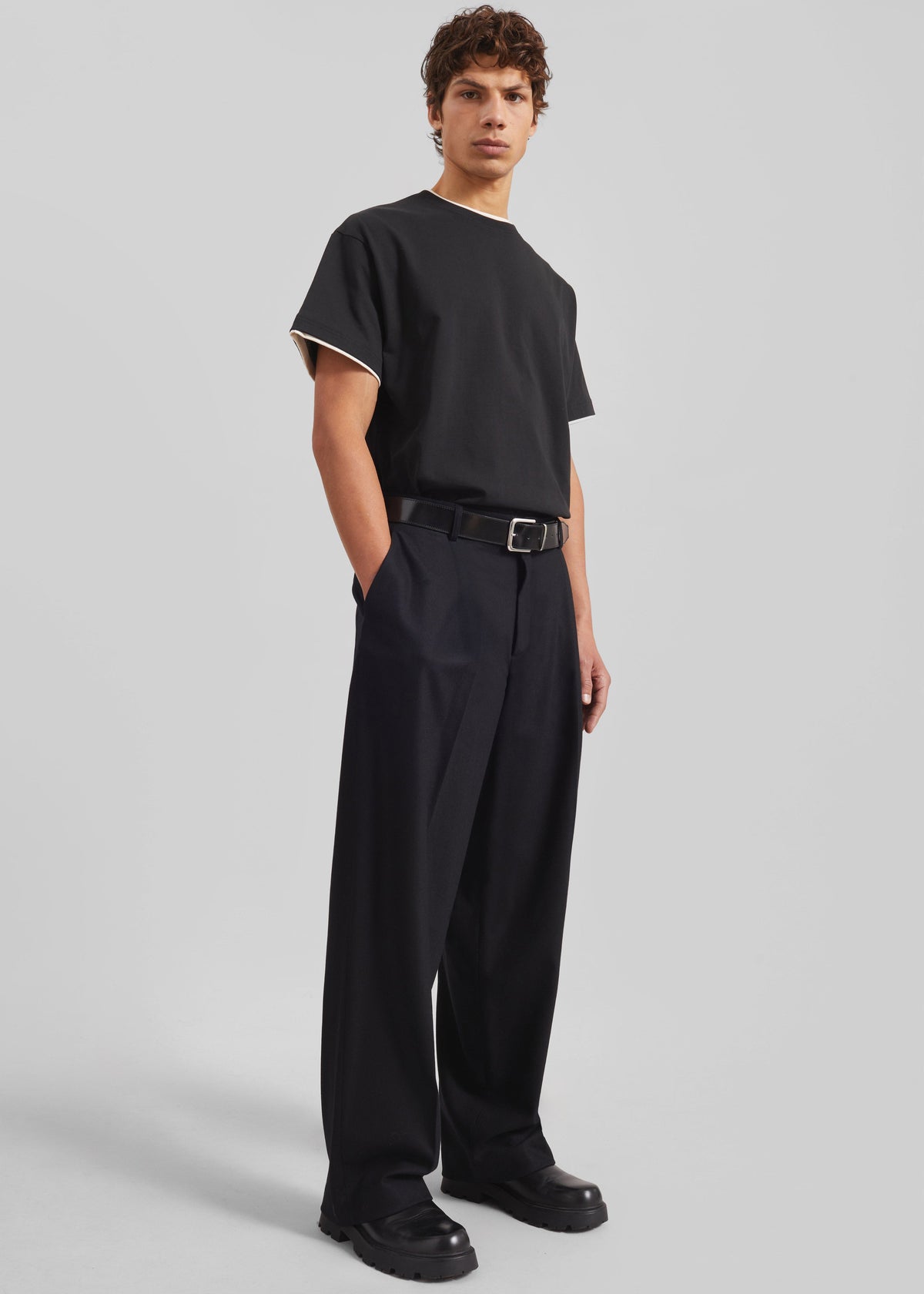 Milton Flannel Trousers - Black – view 7 of 9